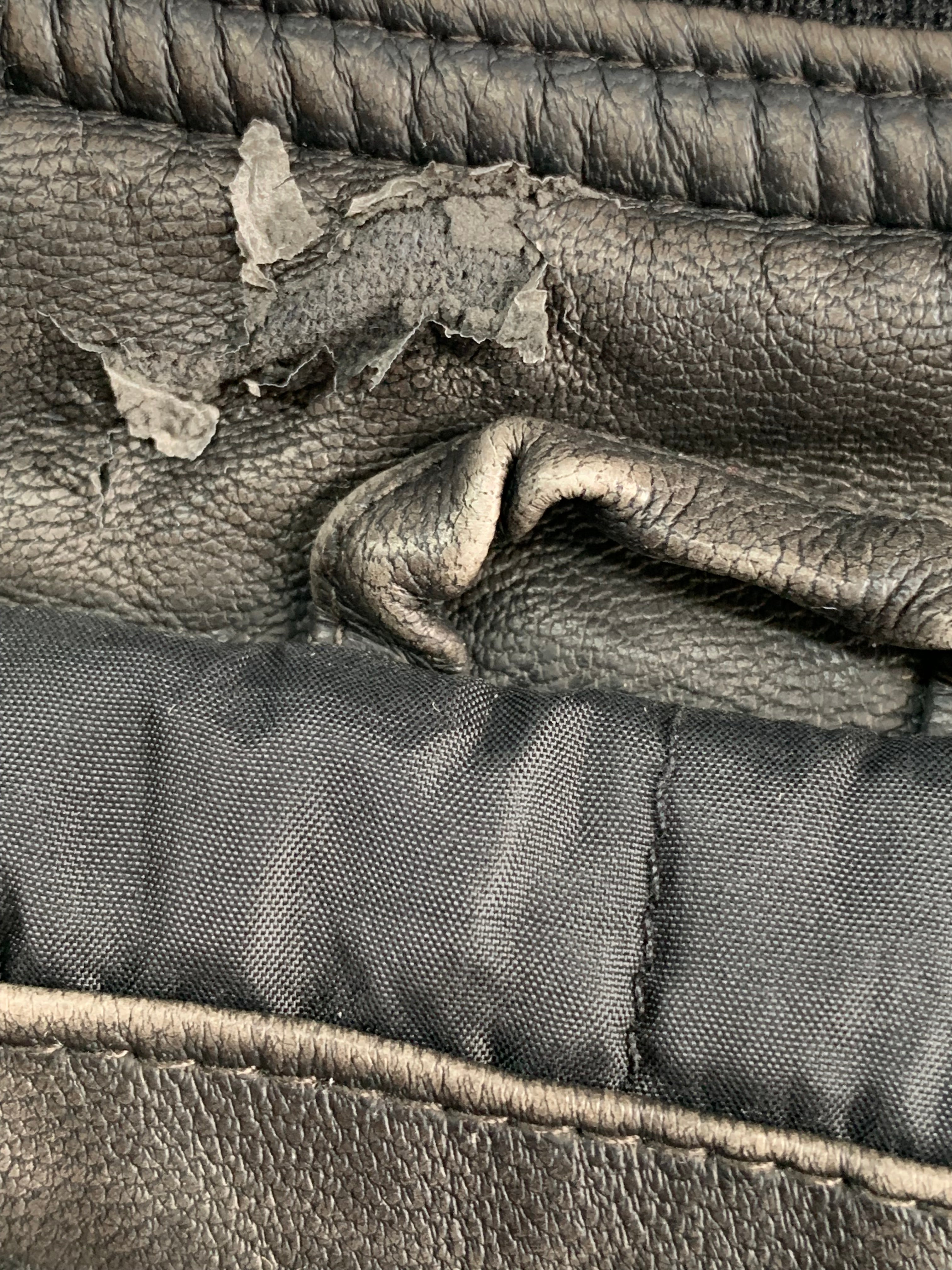 Chaqueta Motera Cuero - Hombre - XL