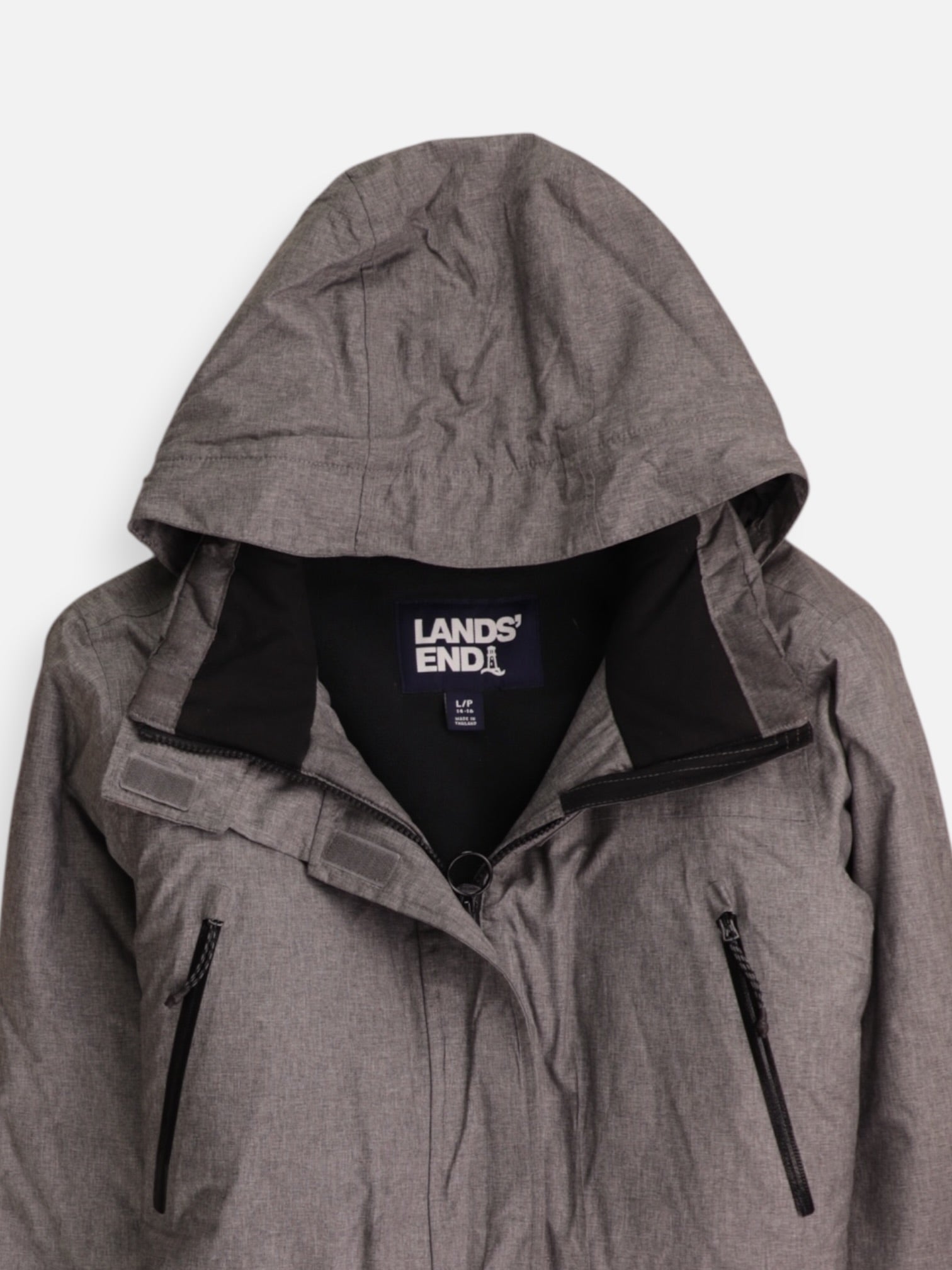 LANDS END Chaqueta Impermeable Cazadora - Niño - Large - 14-16Y (Años)