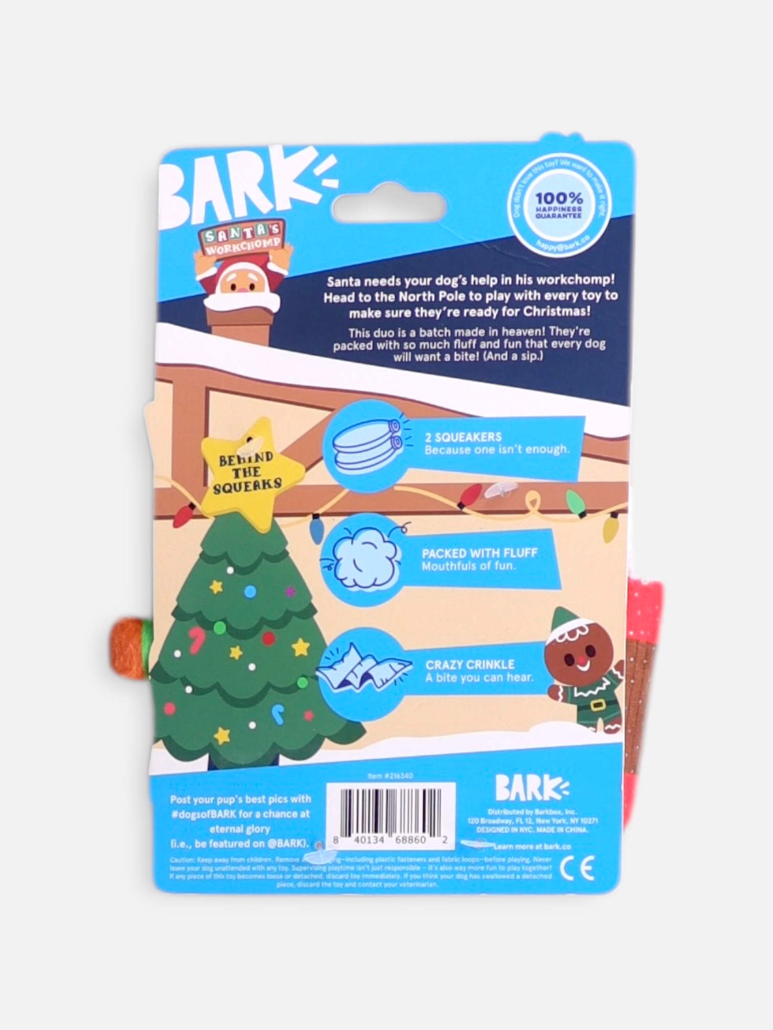 Juguete Navideño Perro - XS