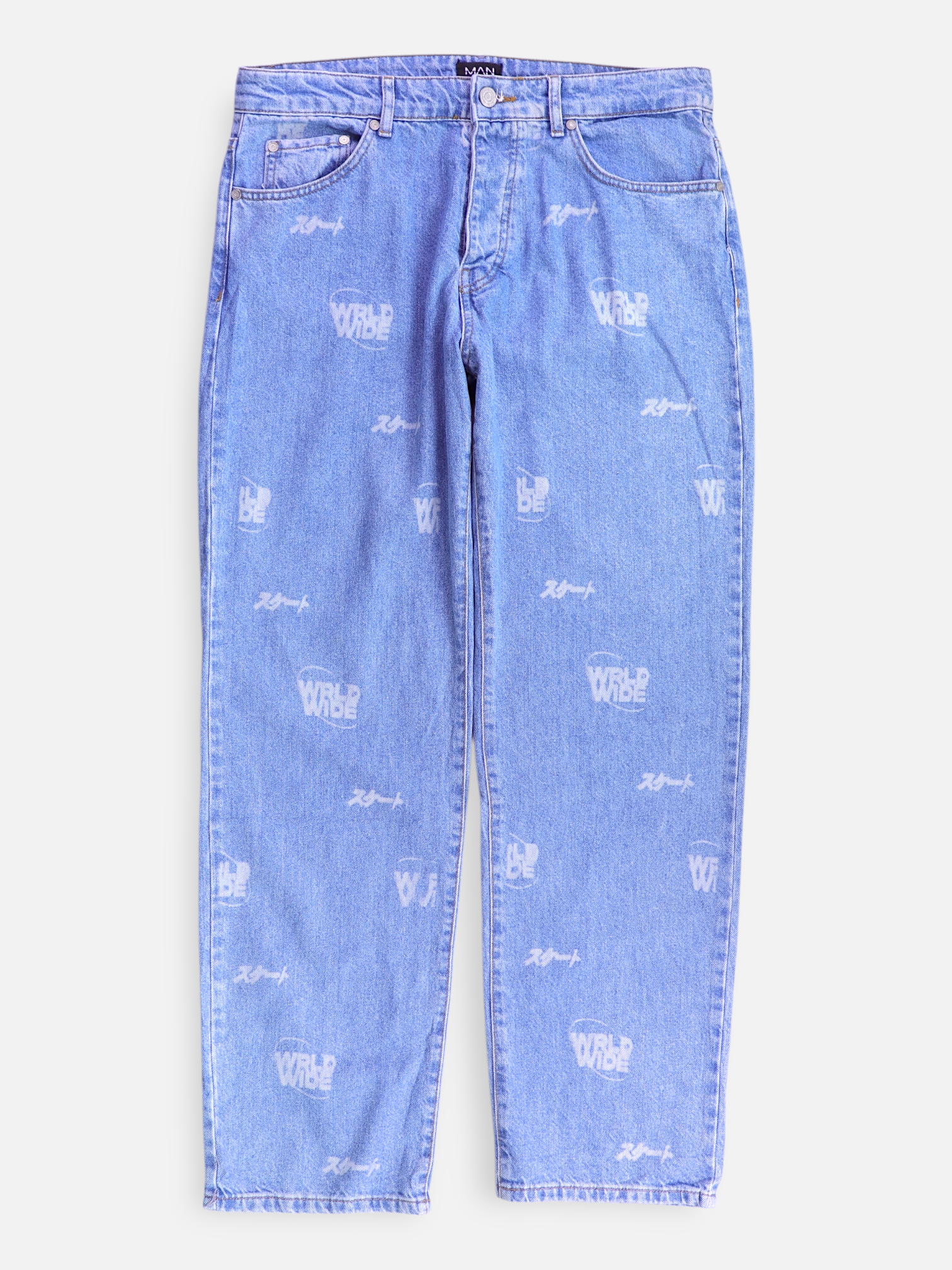 boohooman Jean Regular Fit Denim - Hombre - 34'