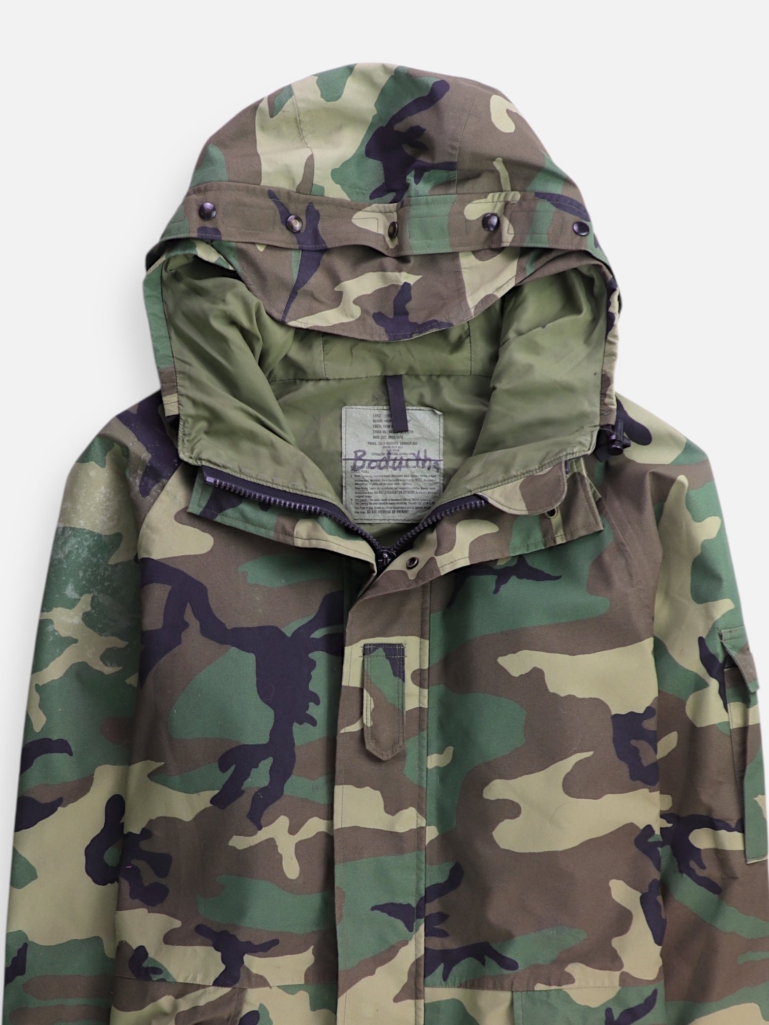 Chaqueta Impermeable Militar - Hombre - Large