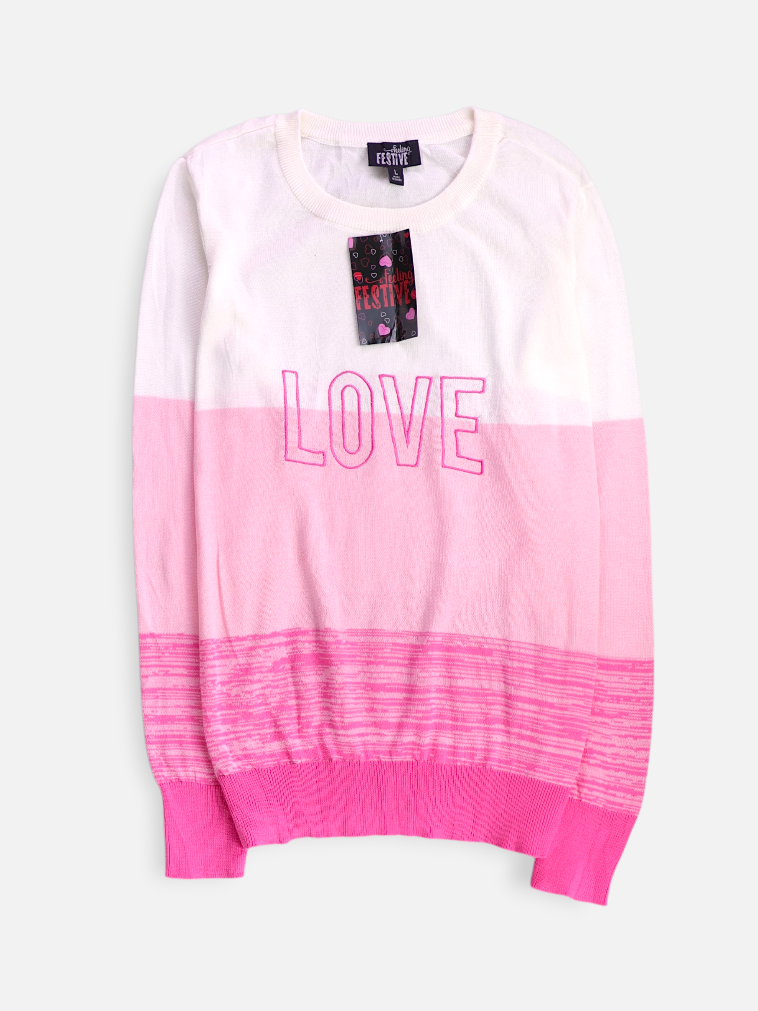 Sueter Knit Color Block - Mujer - Large