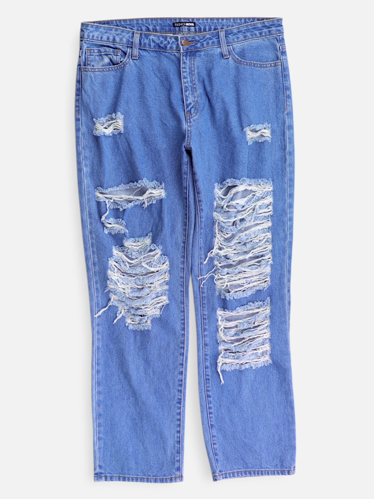 Fashionnova Jean Regular Fit Denim - Mujer - 15