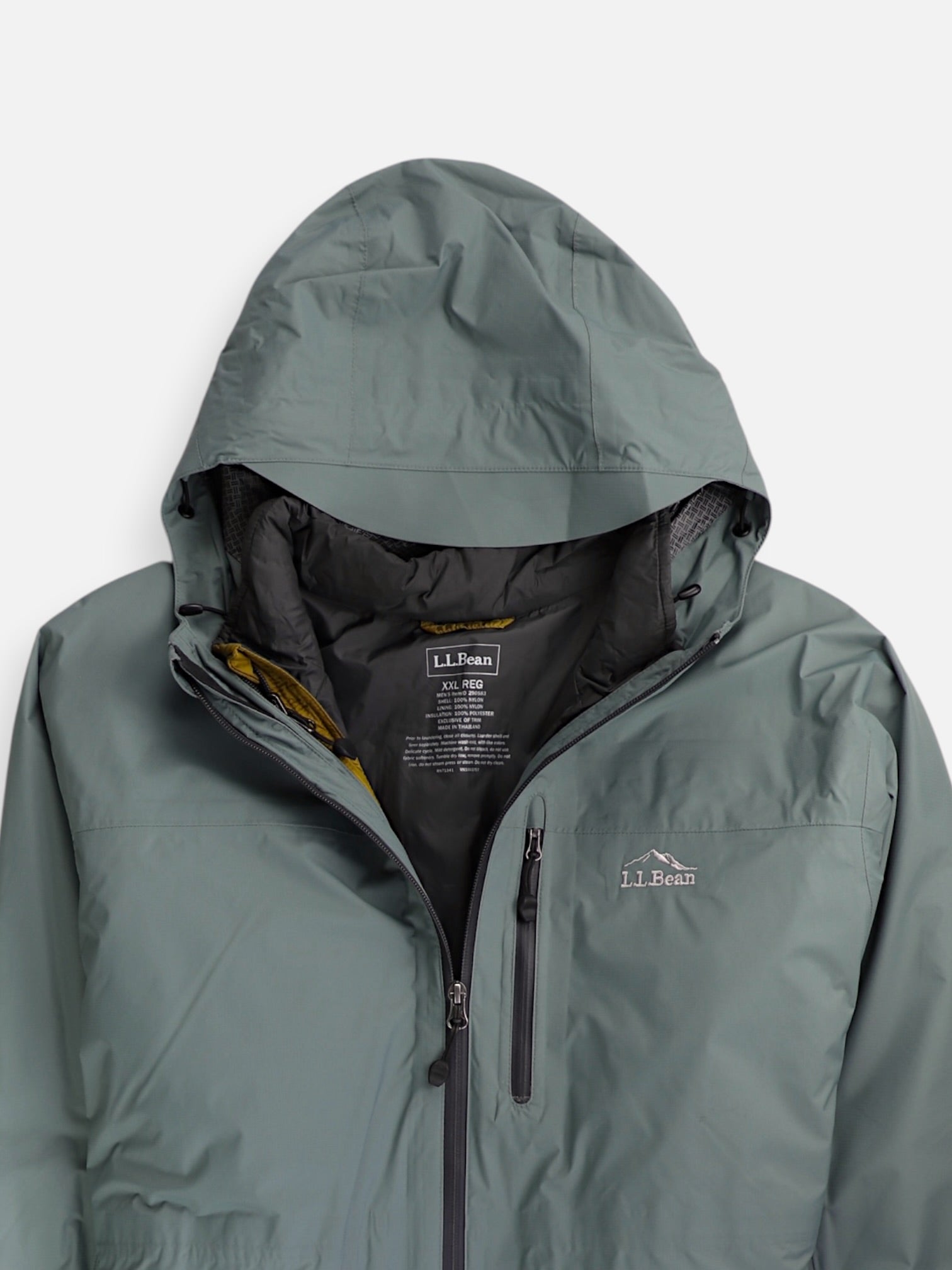 LL BEAN Chaqueta Impermeable Basic - Hombre - 2XL