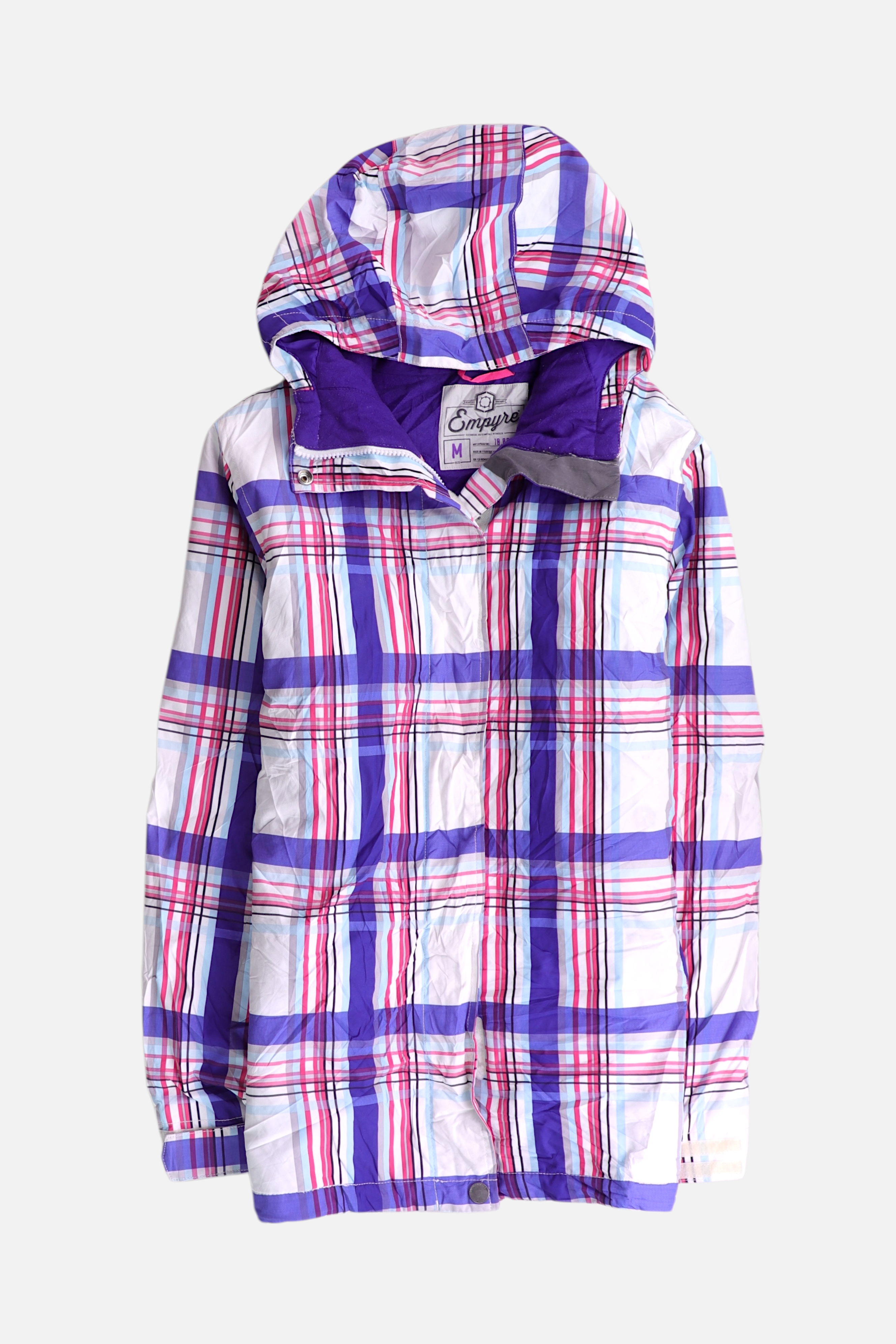 Chaqueta Impermeable Color Block - Mujer - Medium