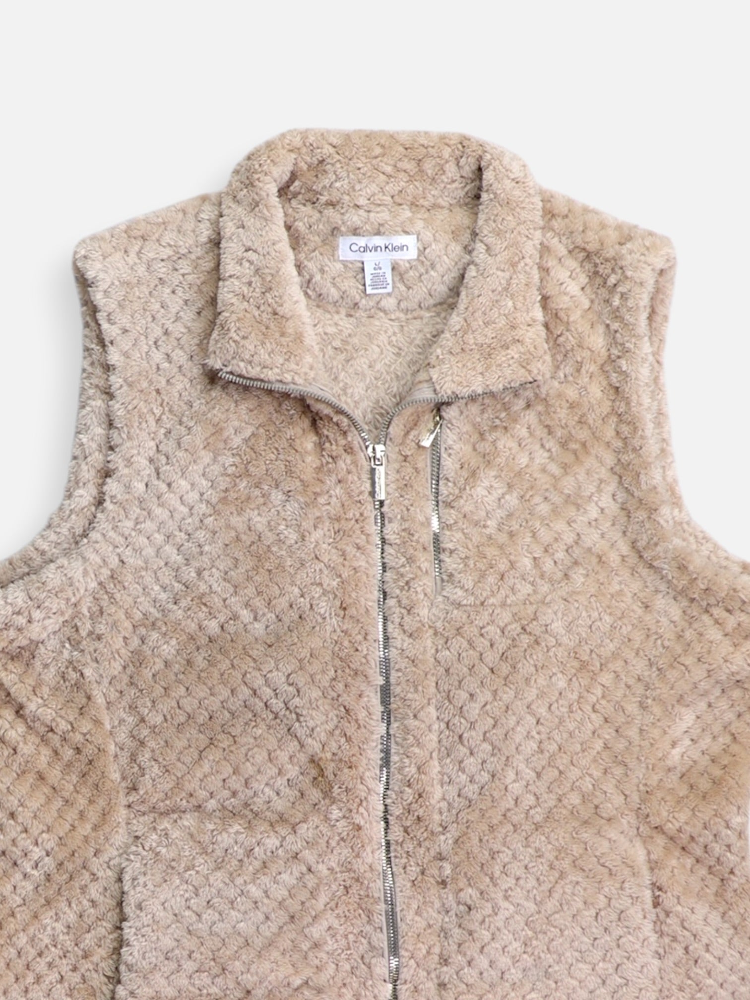 Calvin Klein Chaleco Teddy - Mujer - Large