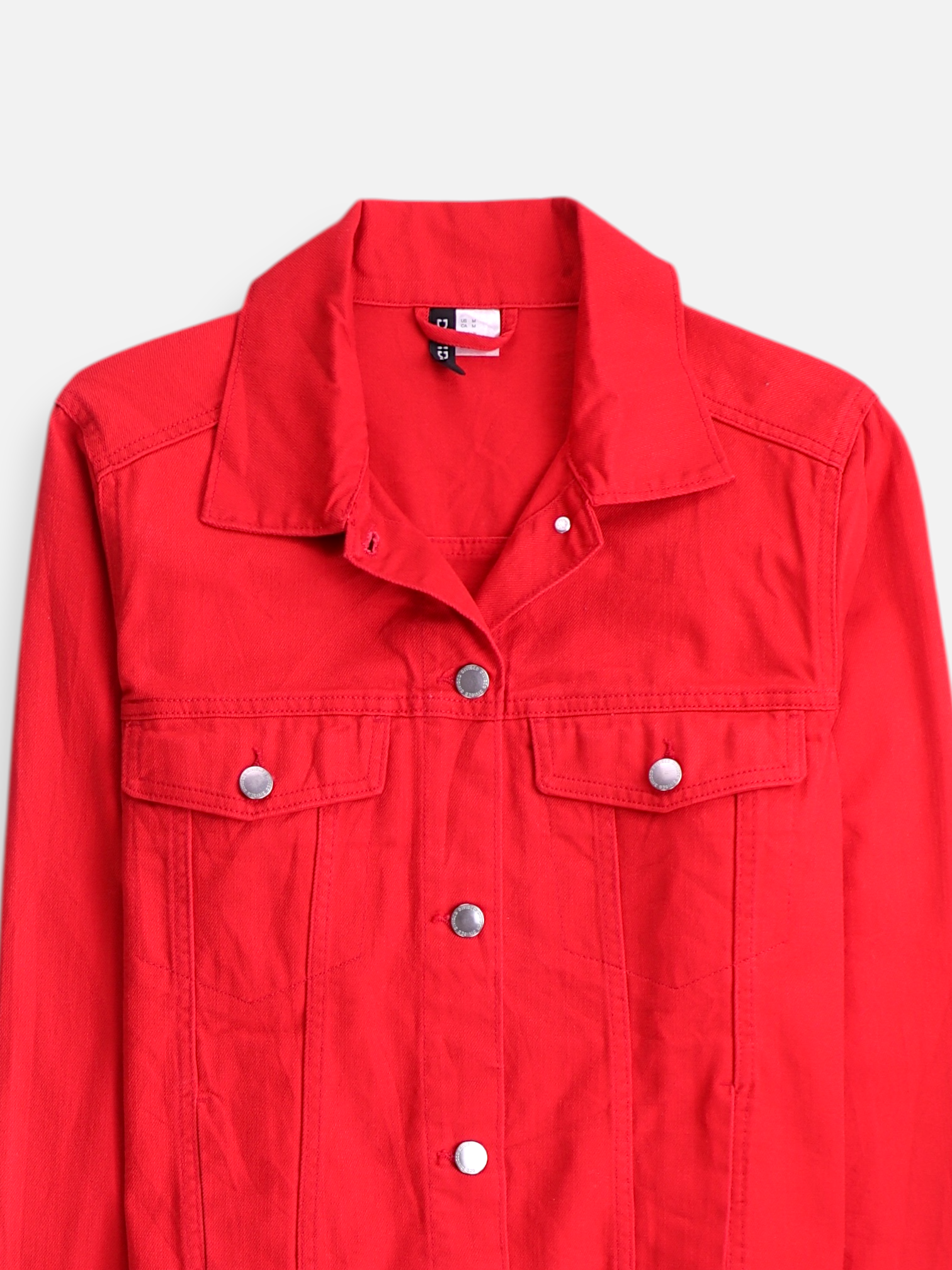 H&M Chaqueta Denim Basic - Mujer - Medium