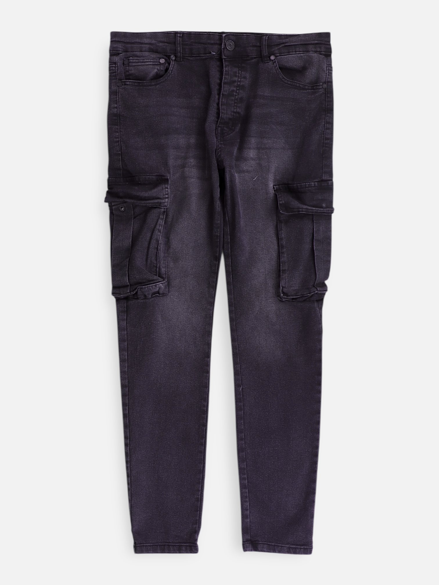 boohooman Jean Skinny Fit Cargo - Hombre - 34'