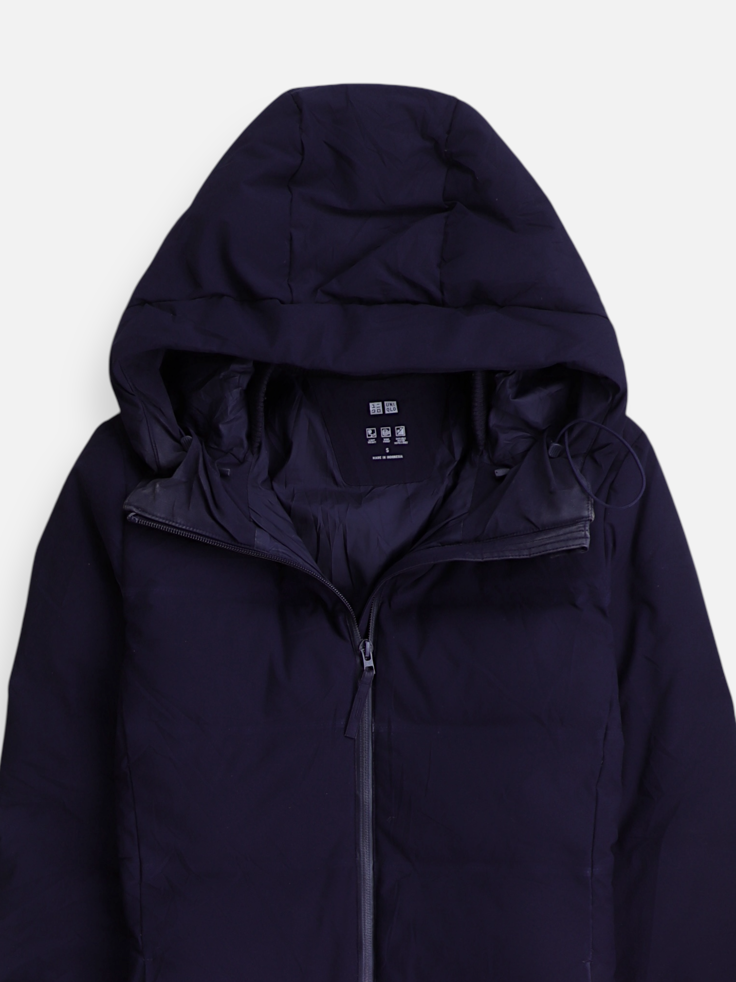 UNIQLO Abrigo Impermeable Puffer - Mujer - Small