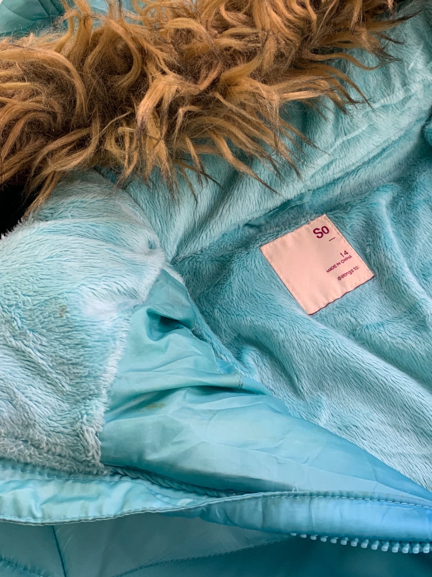 Chaqueta Puffer Color Block - Niña - Small - 14-16Y (Años)