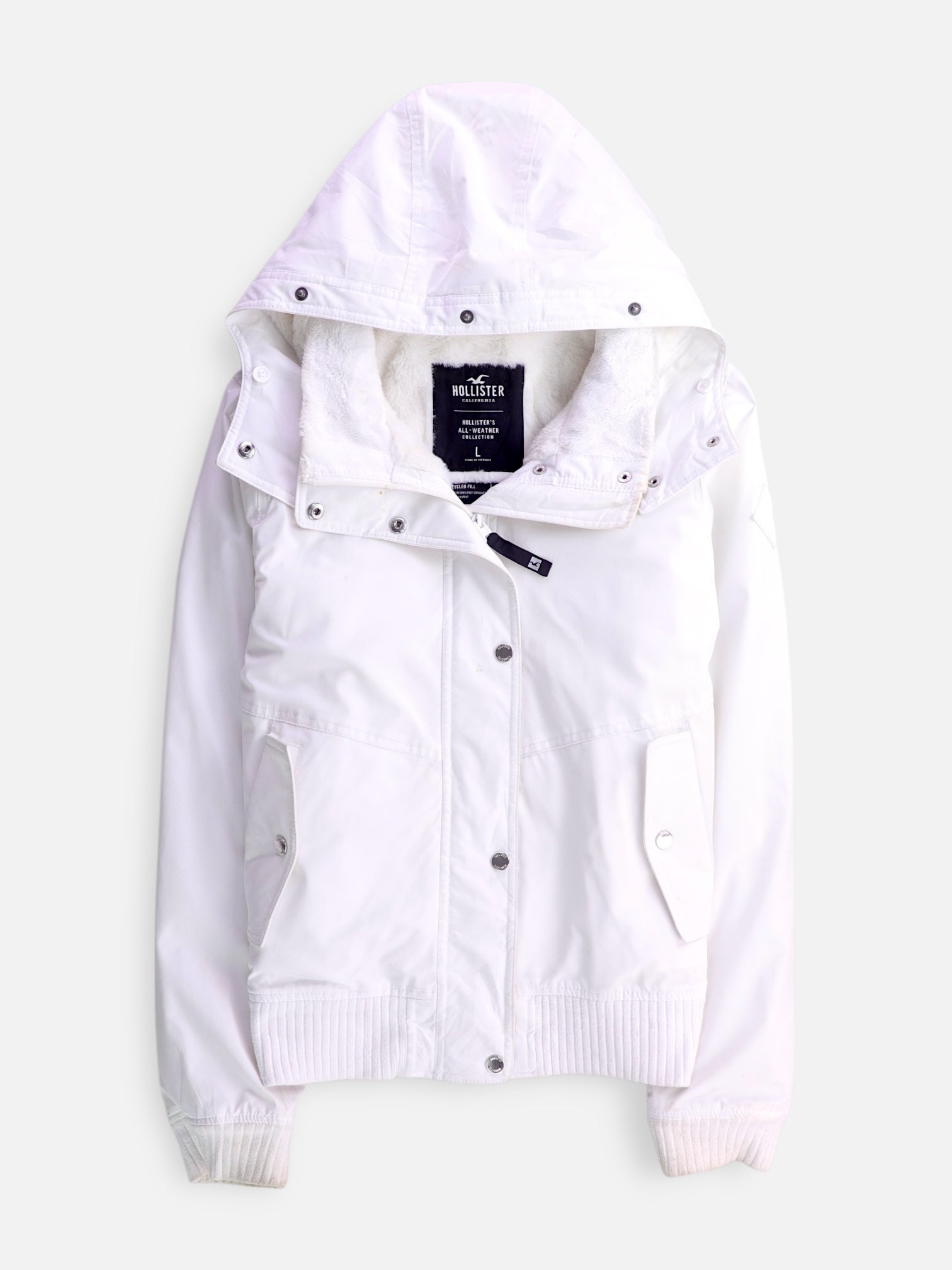Hollister Chaqueta Impermeable Hardshell - Mujer - Large