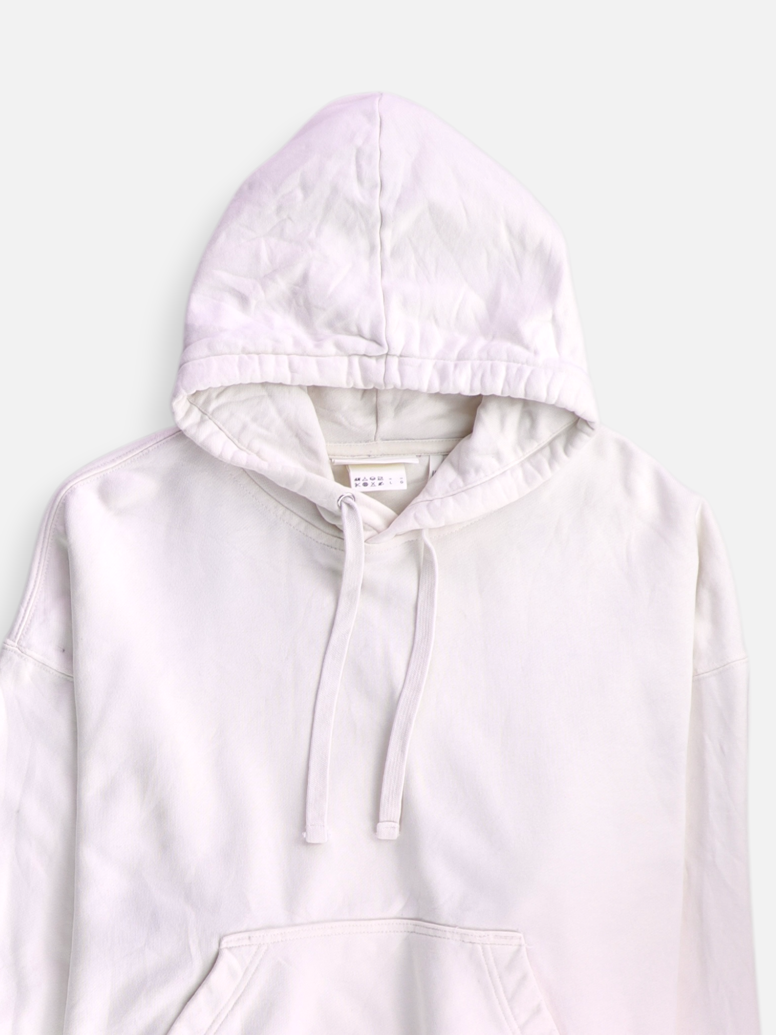 H&M Sudadera Hoodie Basic - Mujer - Large