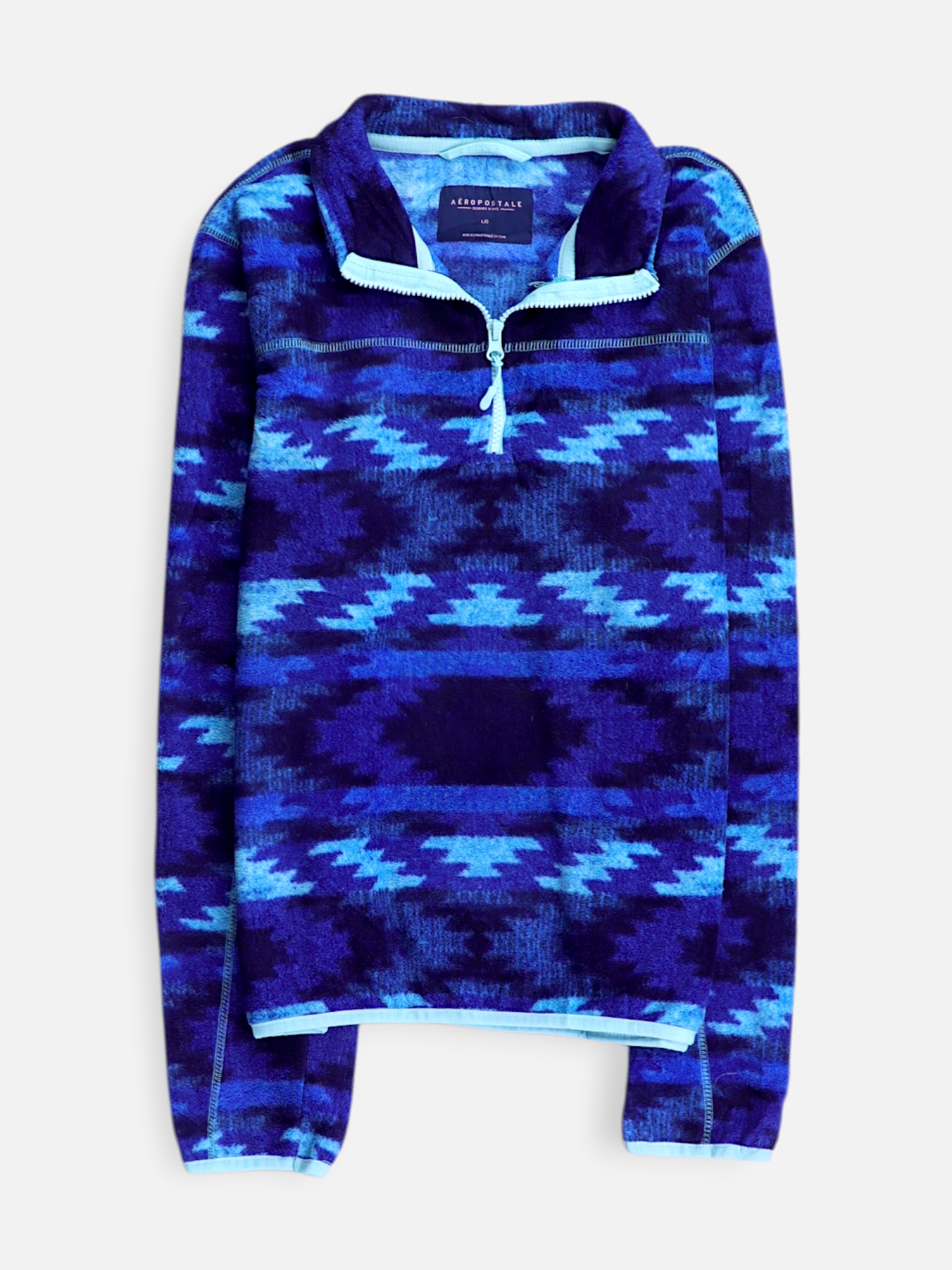 Aeropostale Sueter Fleece Casual - Mujer - Large
