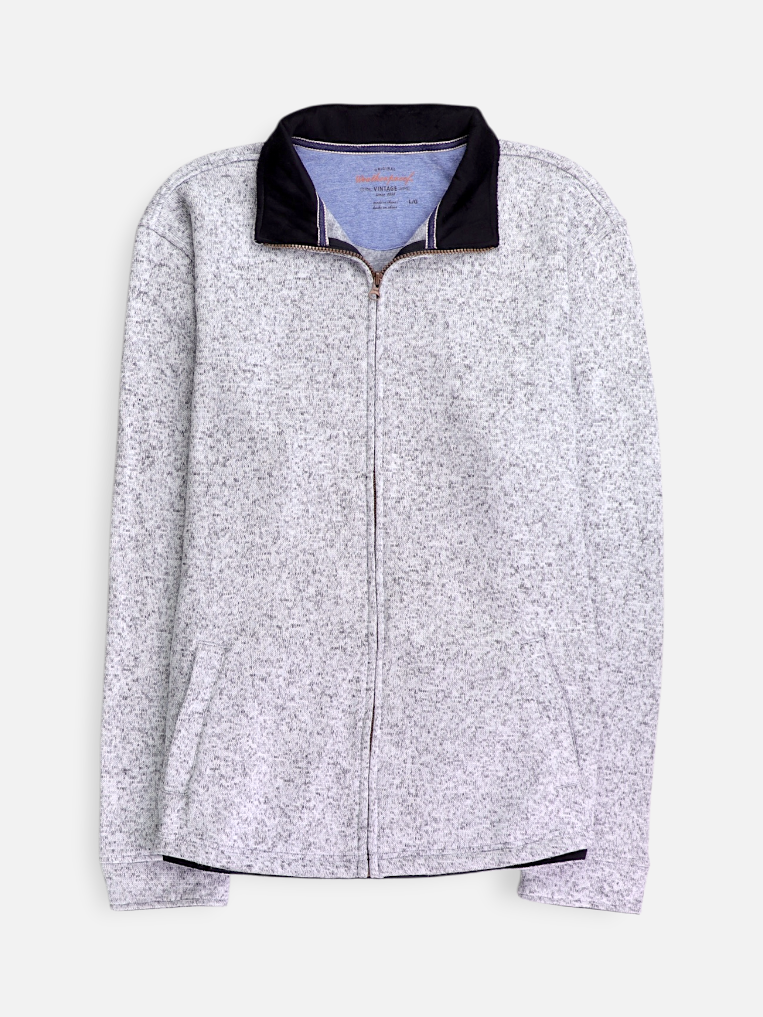 Weatherproof Sueter Fleece Casual - Hombre - Large