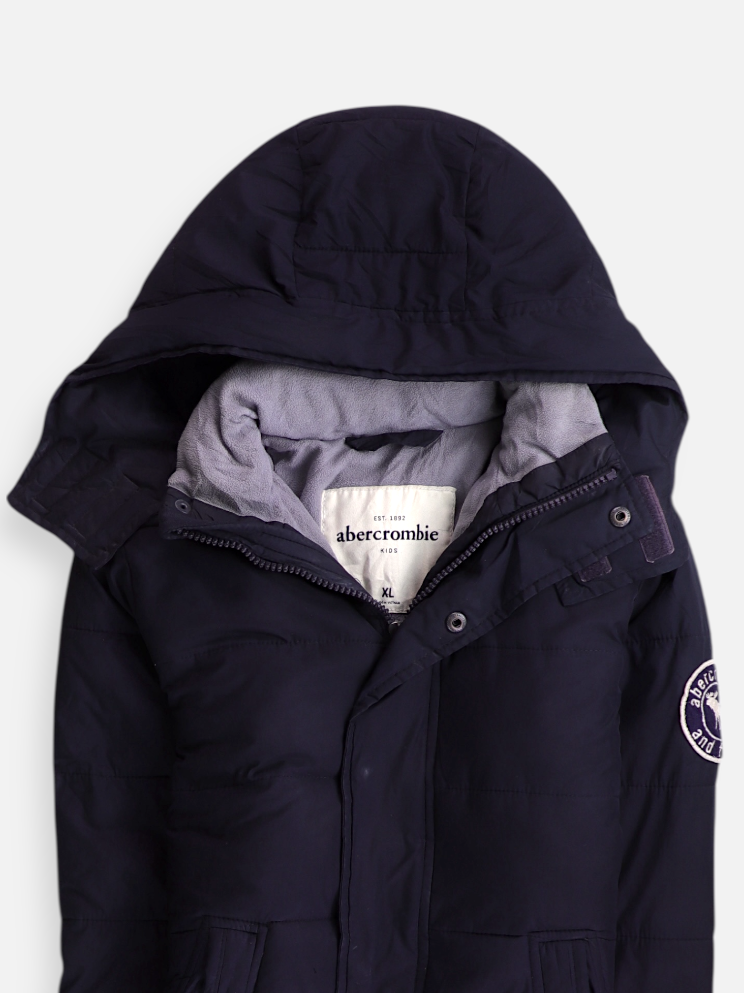 Abercrombie & Fitch Chaqueta Puffer Impermeable - Niño - XL - 10-12Y (Años)