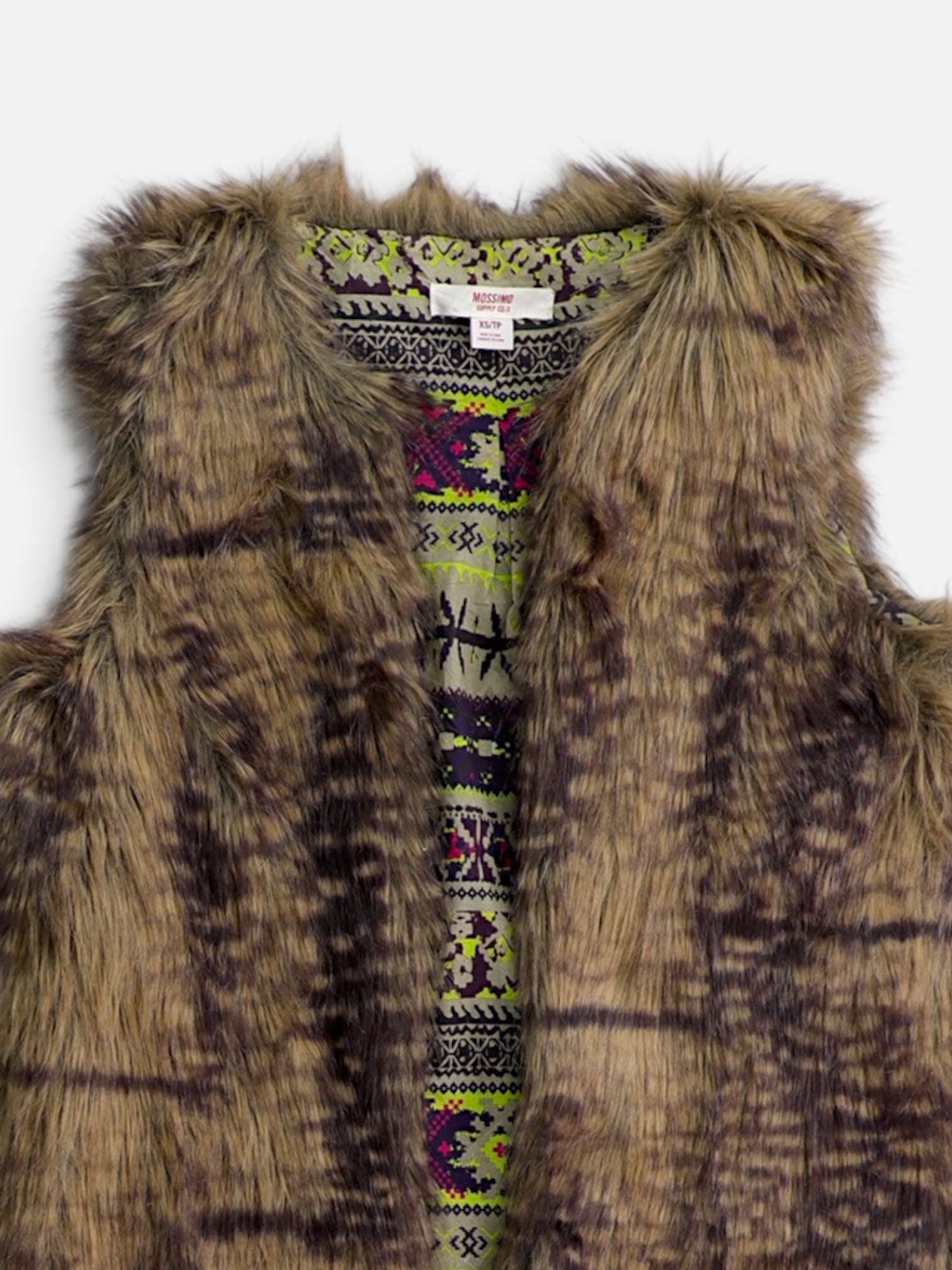 Mossimo Chaleco Teddy - Mujer - XS
