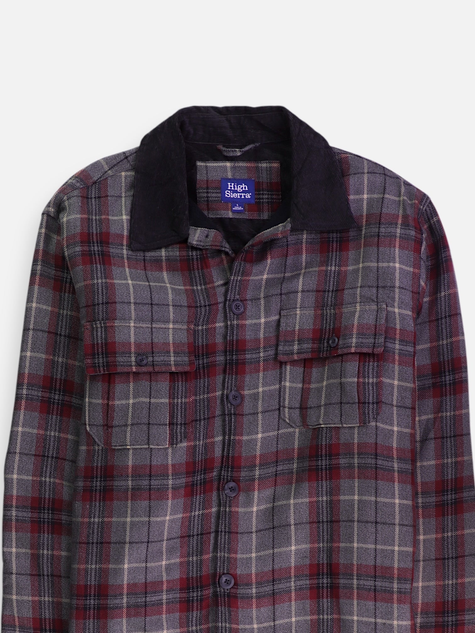 Chaqueta Sobrecamisa Plaid Types - Hombre - Large