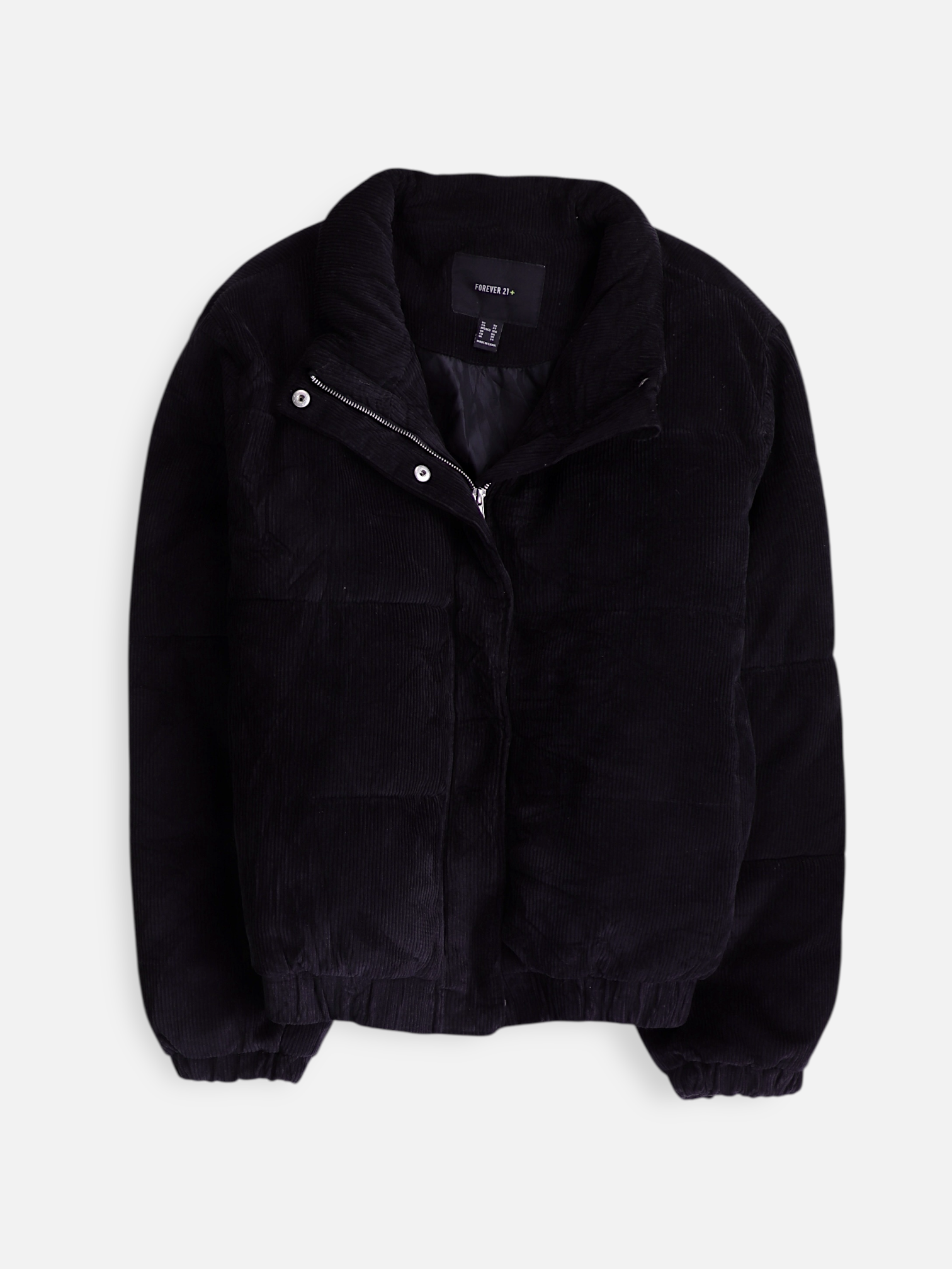 Forever 21 Chaqueta Puffer Corduroy - Mujer - 3XL