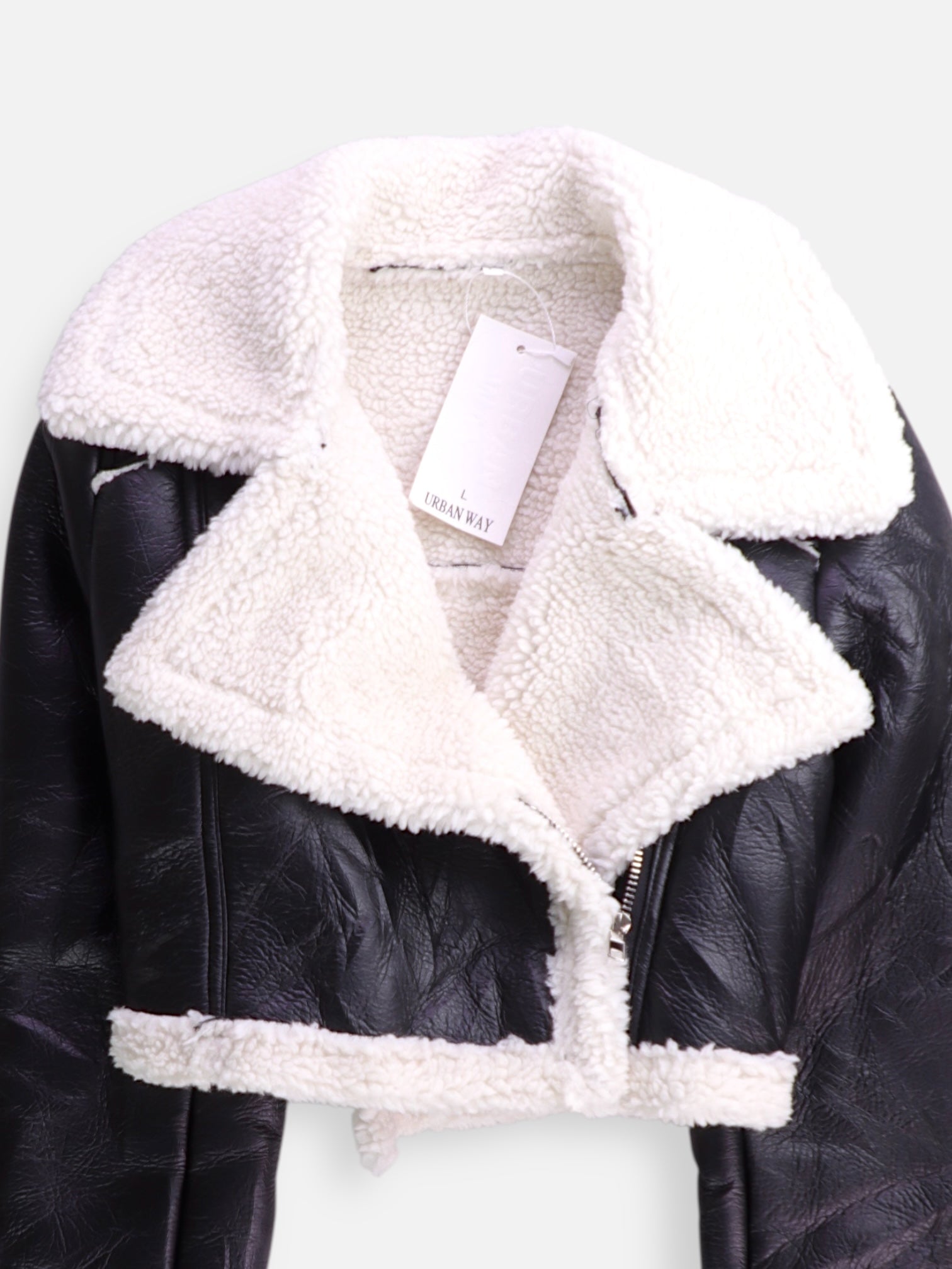 Chaqueta Aviator Cuero - Mujer - Large