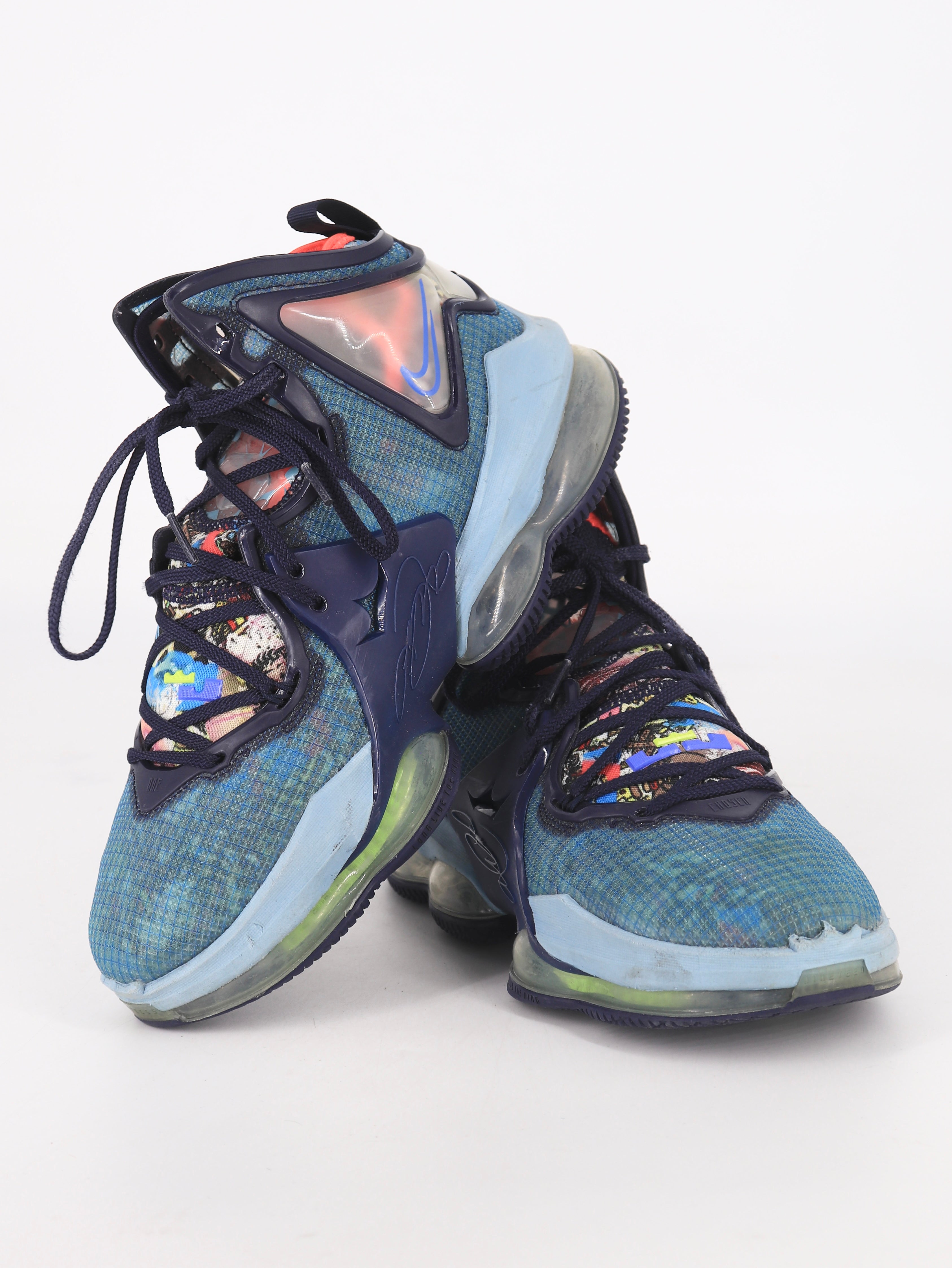 Nike Tenis LeBron 19 Fast Food Color Block - Hombre - US 9.5