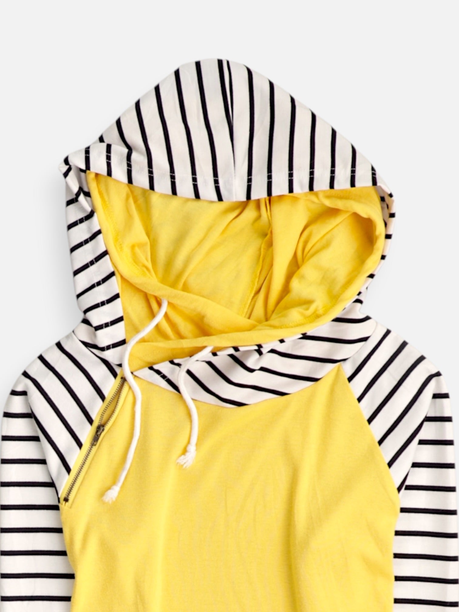 Sudadera Hoodie Color Block - Hombre - Medium