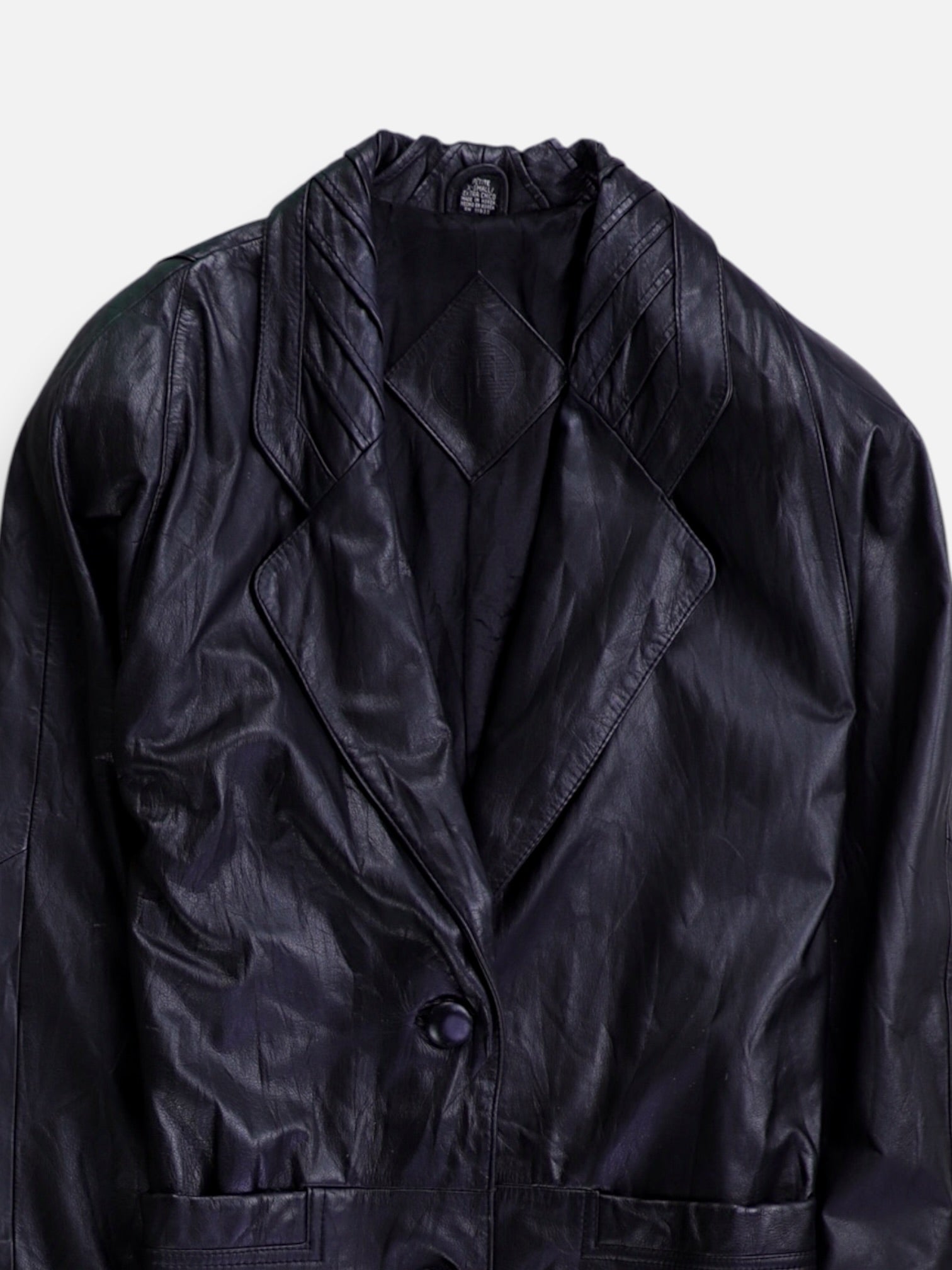 Abrigo Single breasted trench Cuero - Mujer - XS