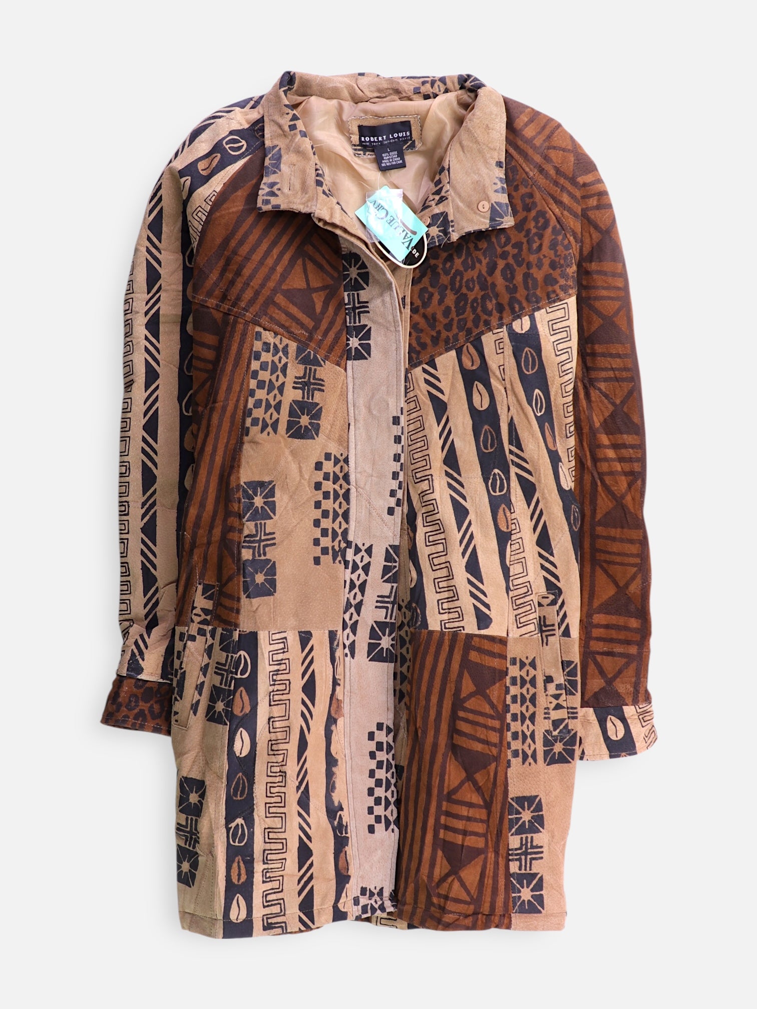 Abrigo Casual Cuero - Mujer - Large