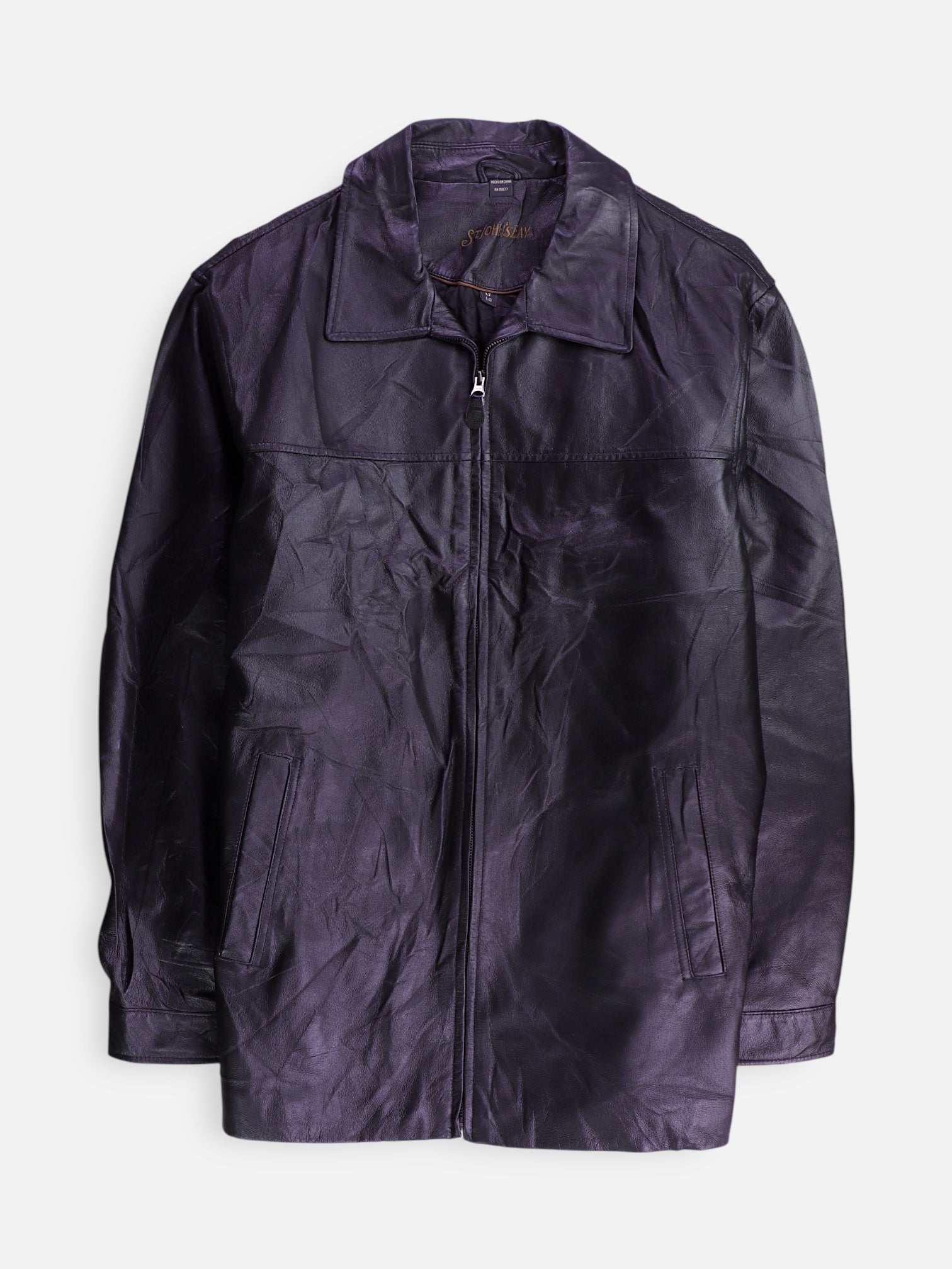ST JOHNS BAY Chaqueta Casual Cuero - Hombre - Large