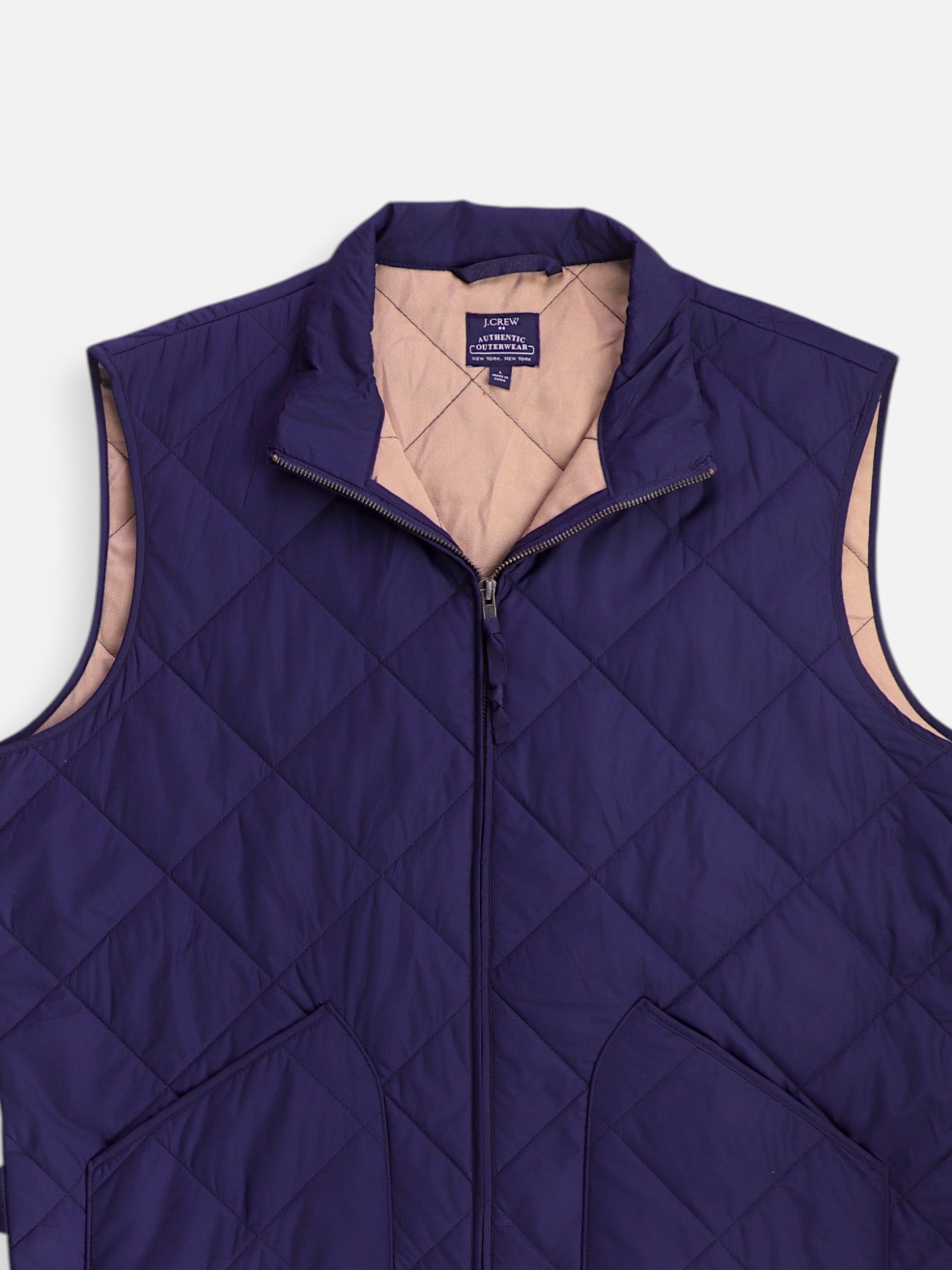 J CREW Chaleco Impermeable - Hombre - Large