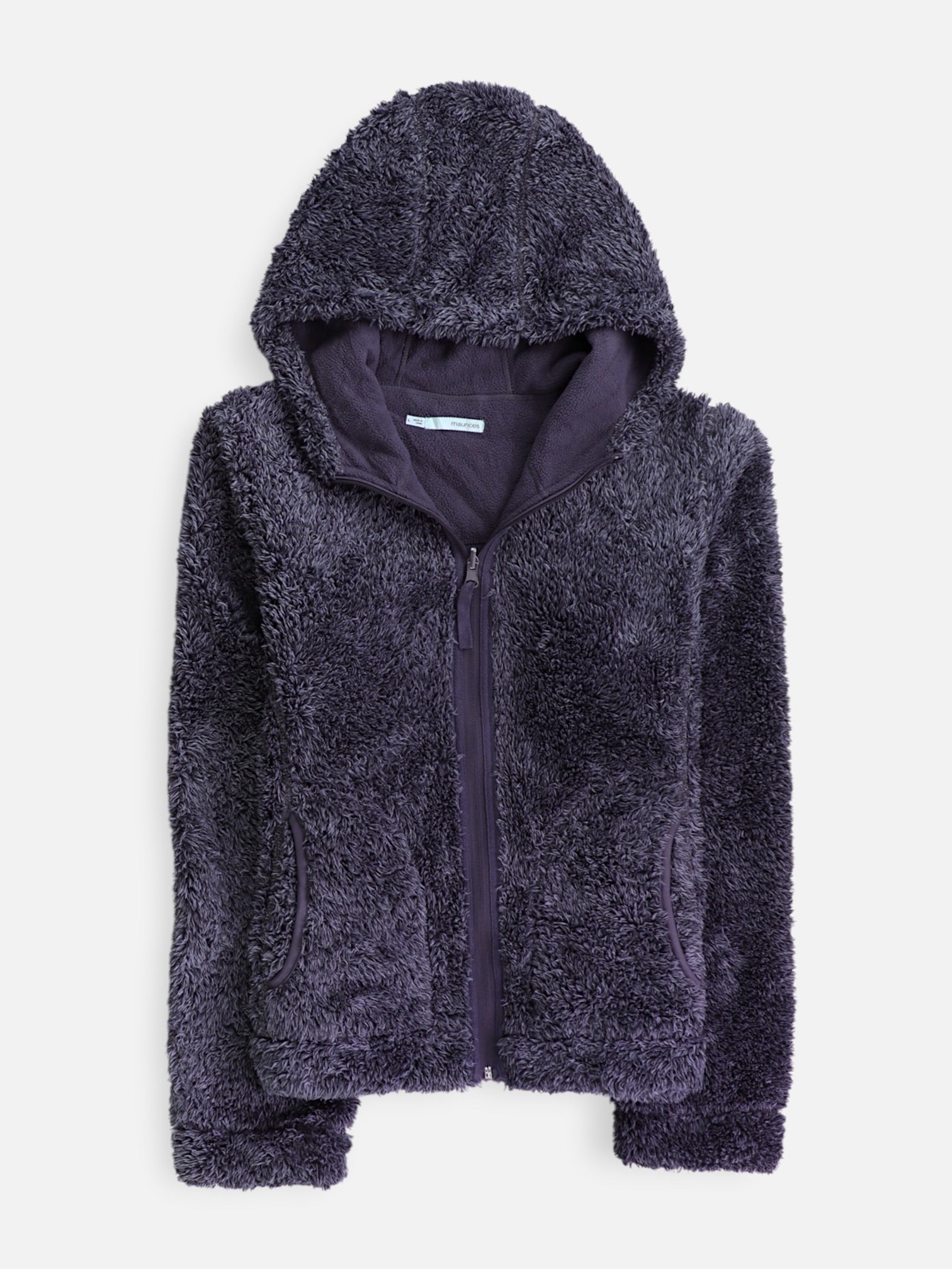 Sudadera Hoodie Teddy - Mujer - Large