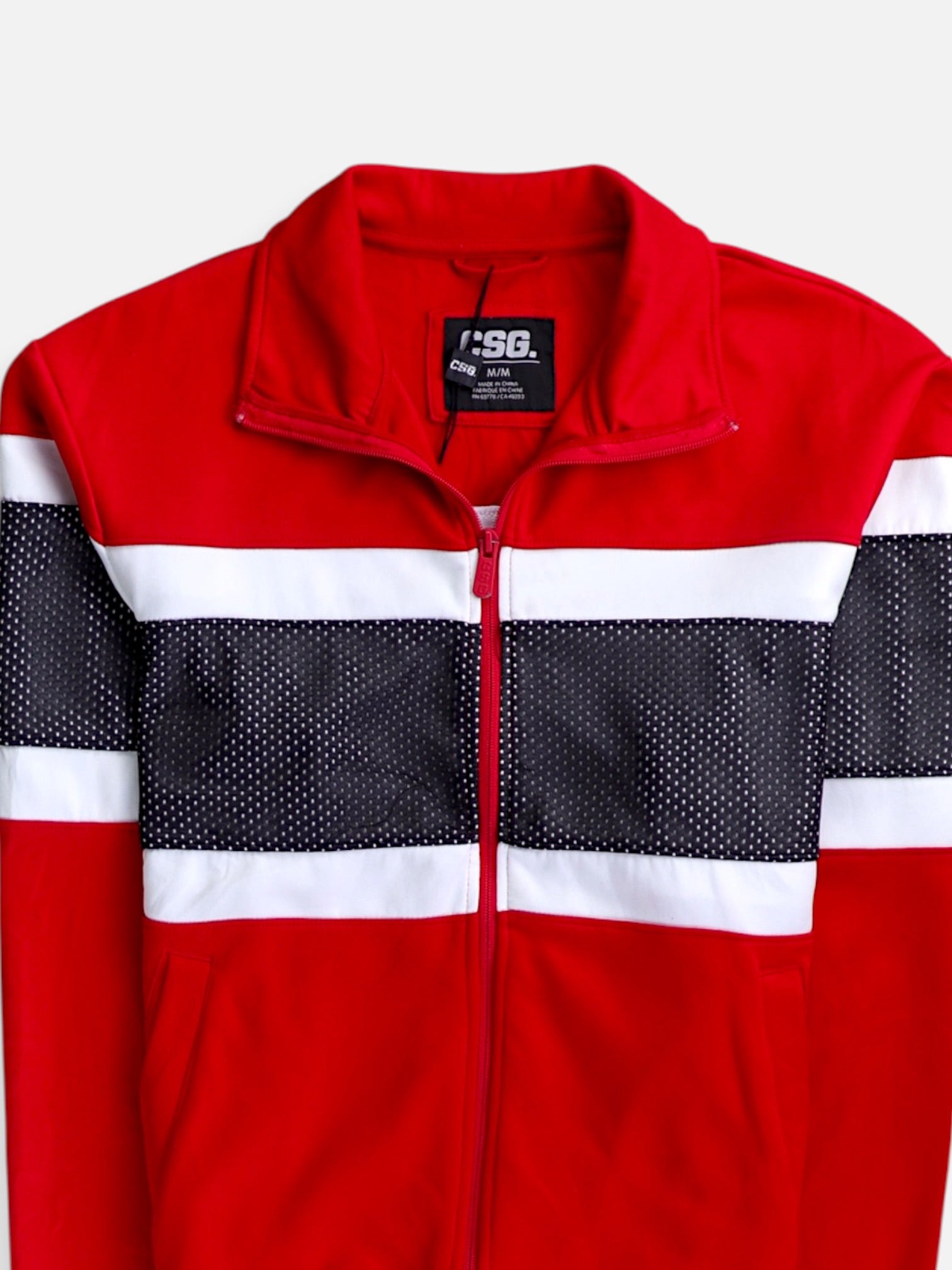 Sudadera Fleece Color Block - Hombre - Medium