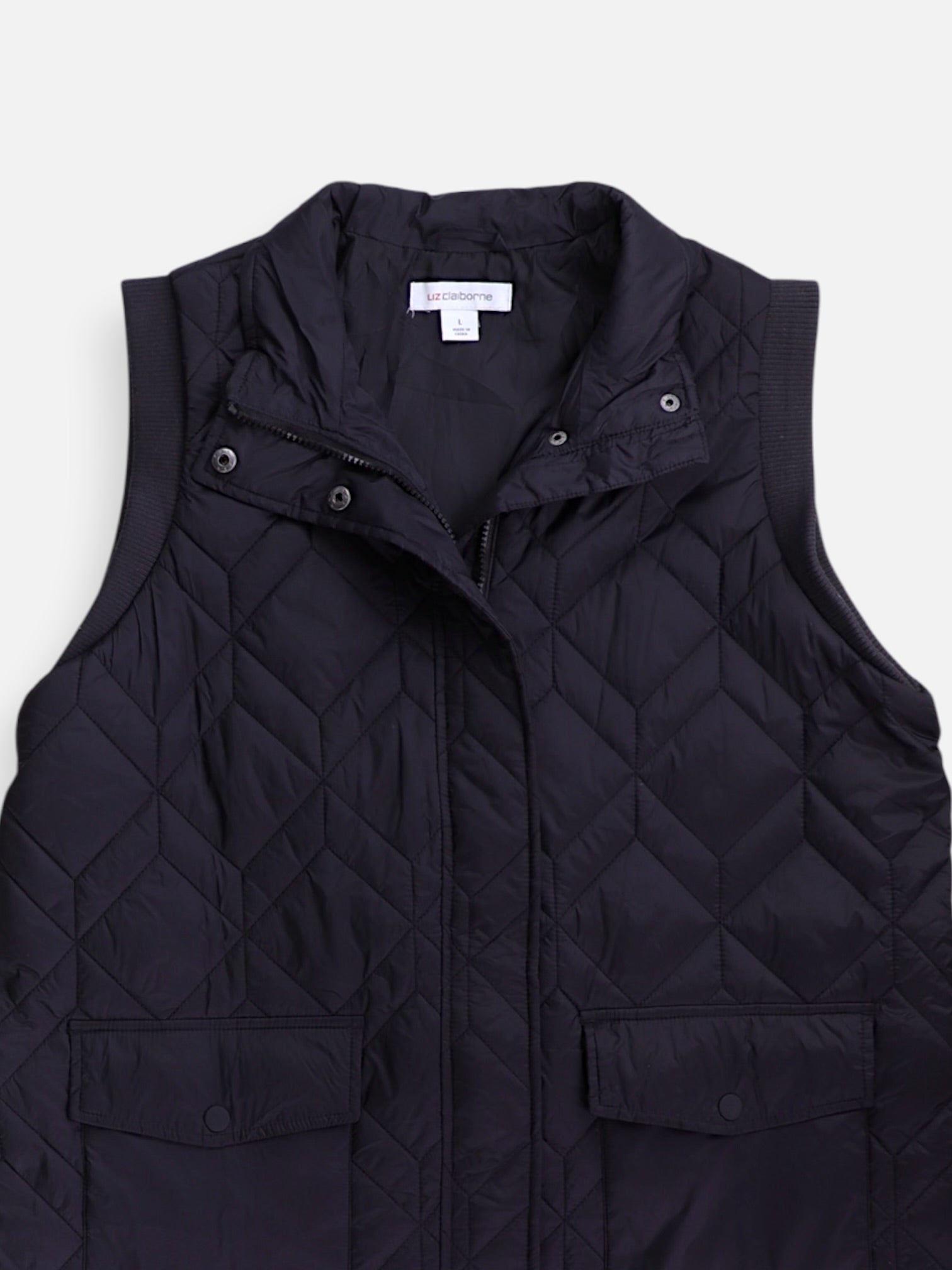 LIZ claiborne Chaleco Puffer - Mujer - Large