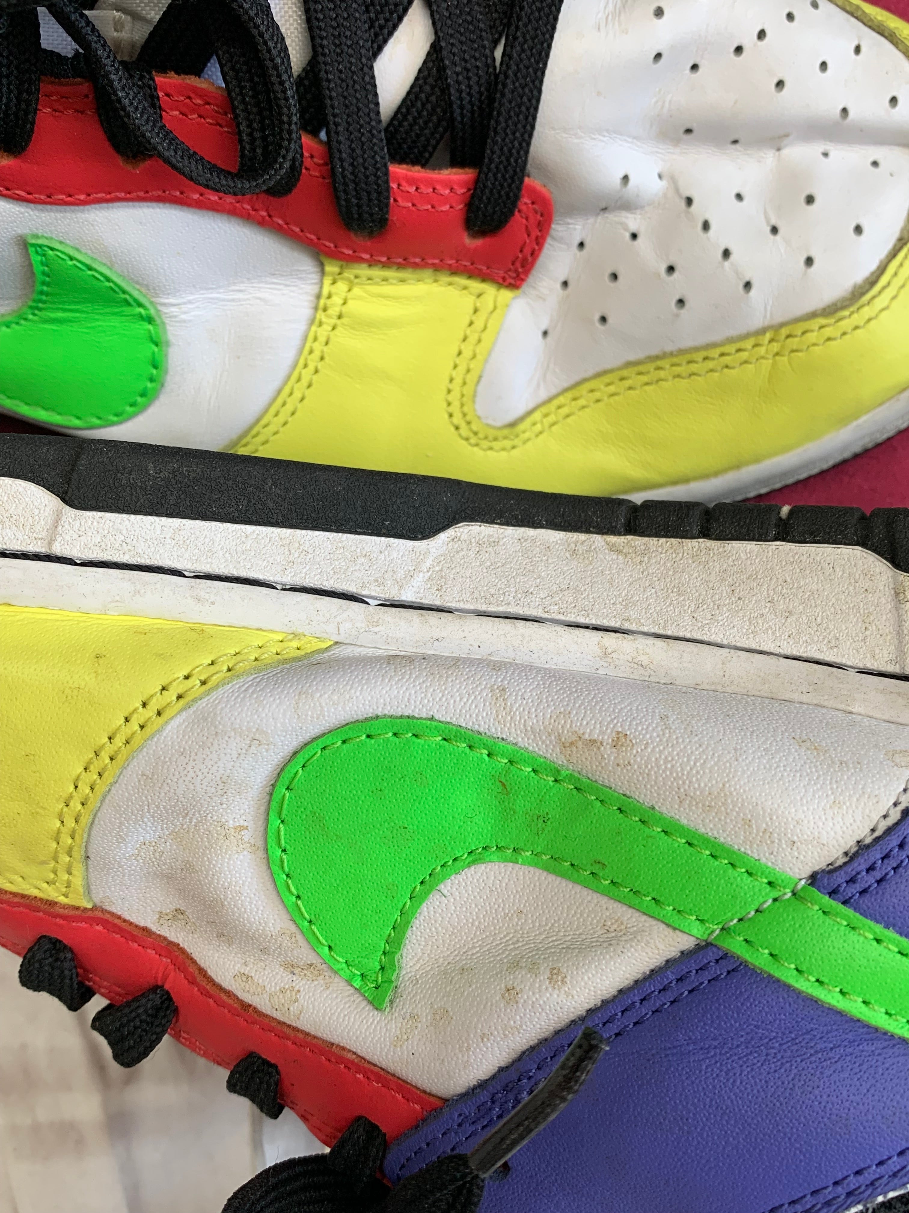Nike Tenis Air Force 1 Color Block - Hombre - US 9