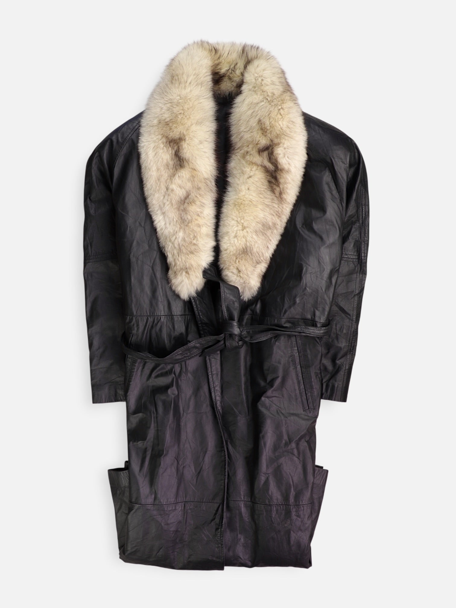 Abrigo Trench Coat Cuero - Mujer - 2