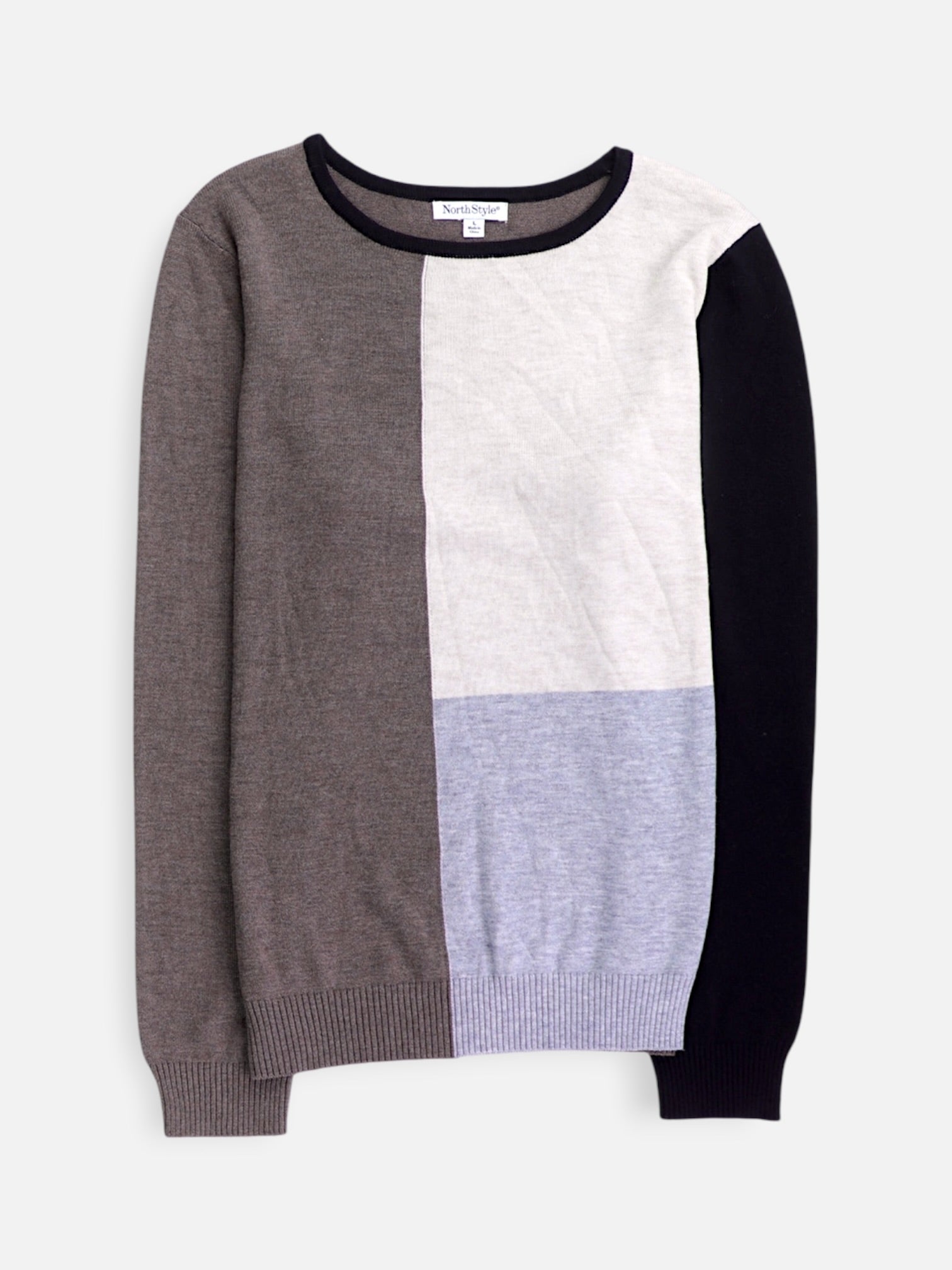 Sueter basic Color Block - Mujer - Large