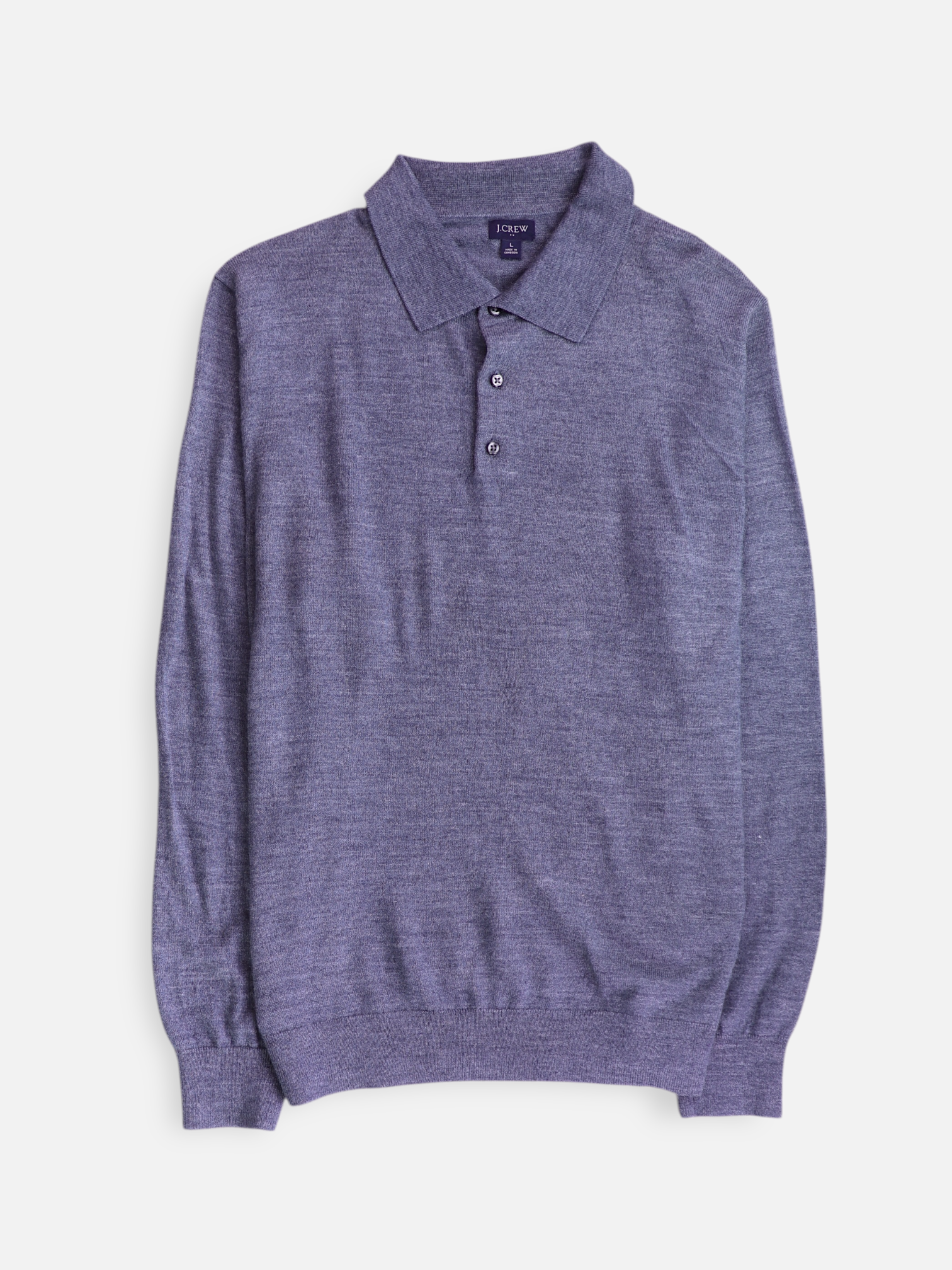 J CREW Sueter Fleece Casual - Hombre - Large