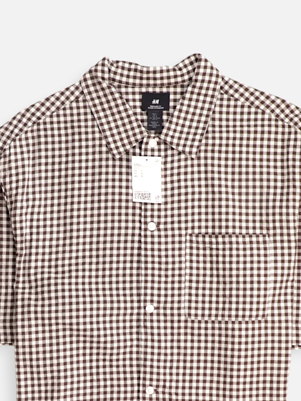 H&M Camisa Casual - Hombre - Large