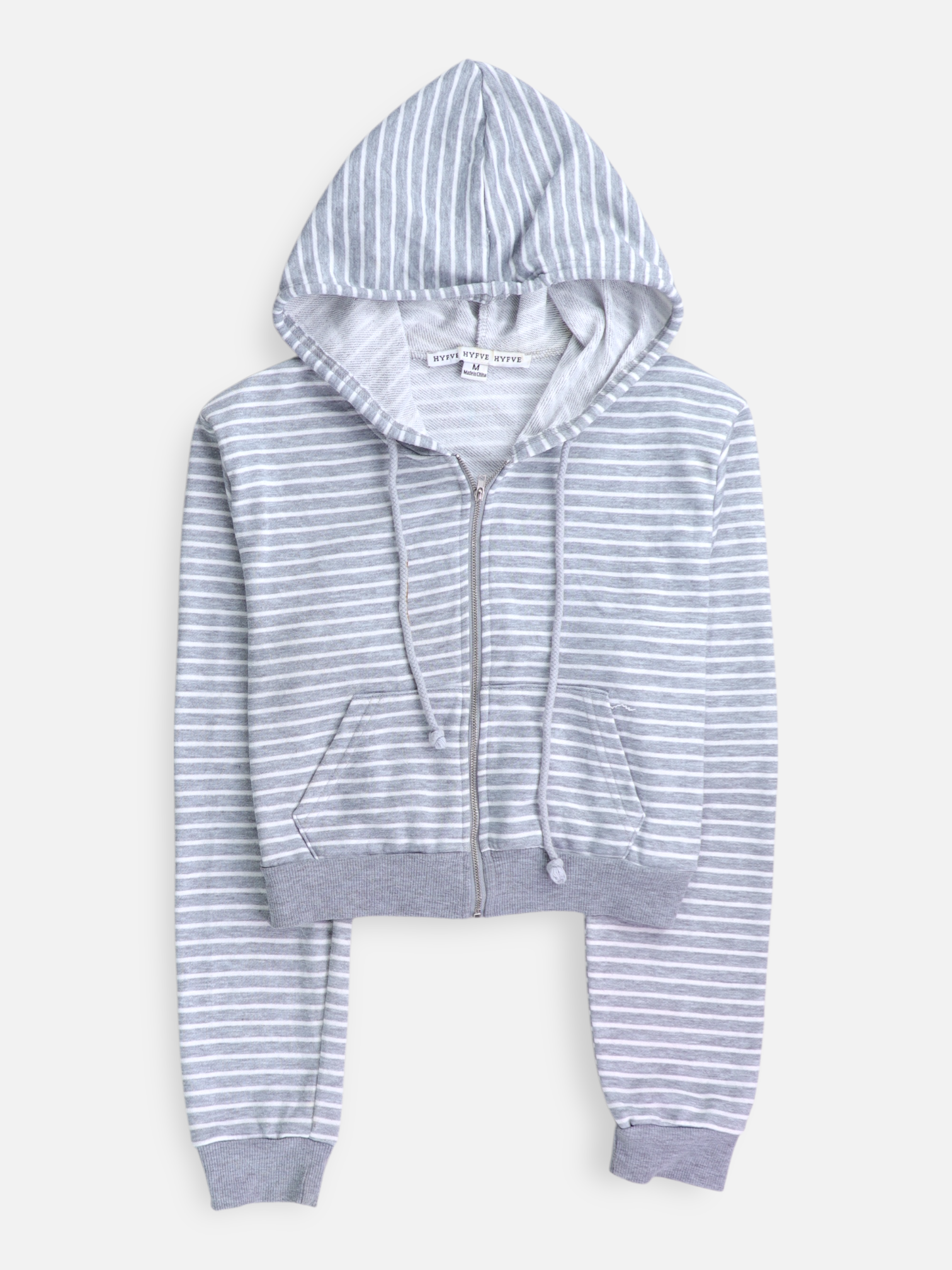 Sudadera Hoodie Crop Top - Mujer - Medium