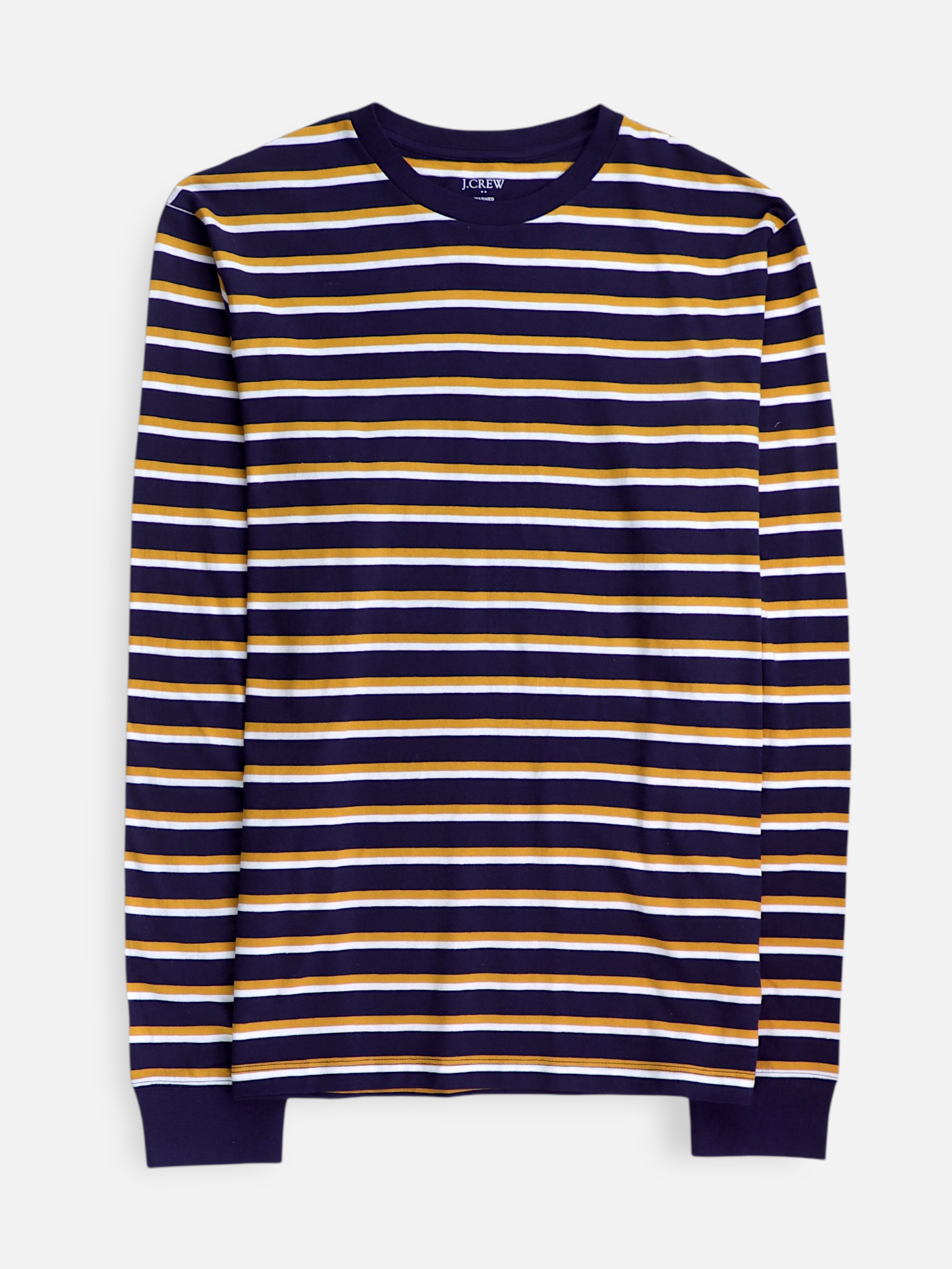 J CREW Camiseta Color Block - Hombre - Large