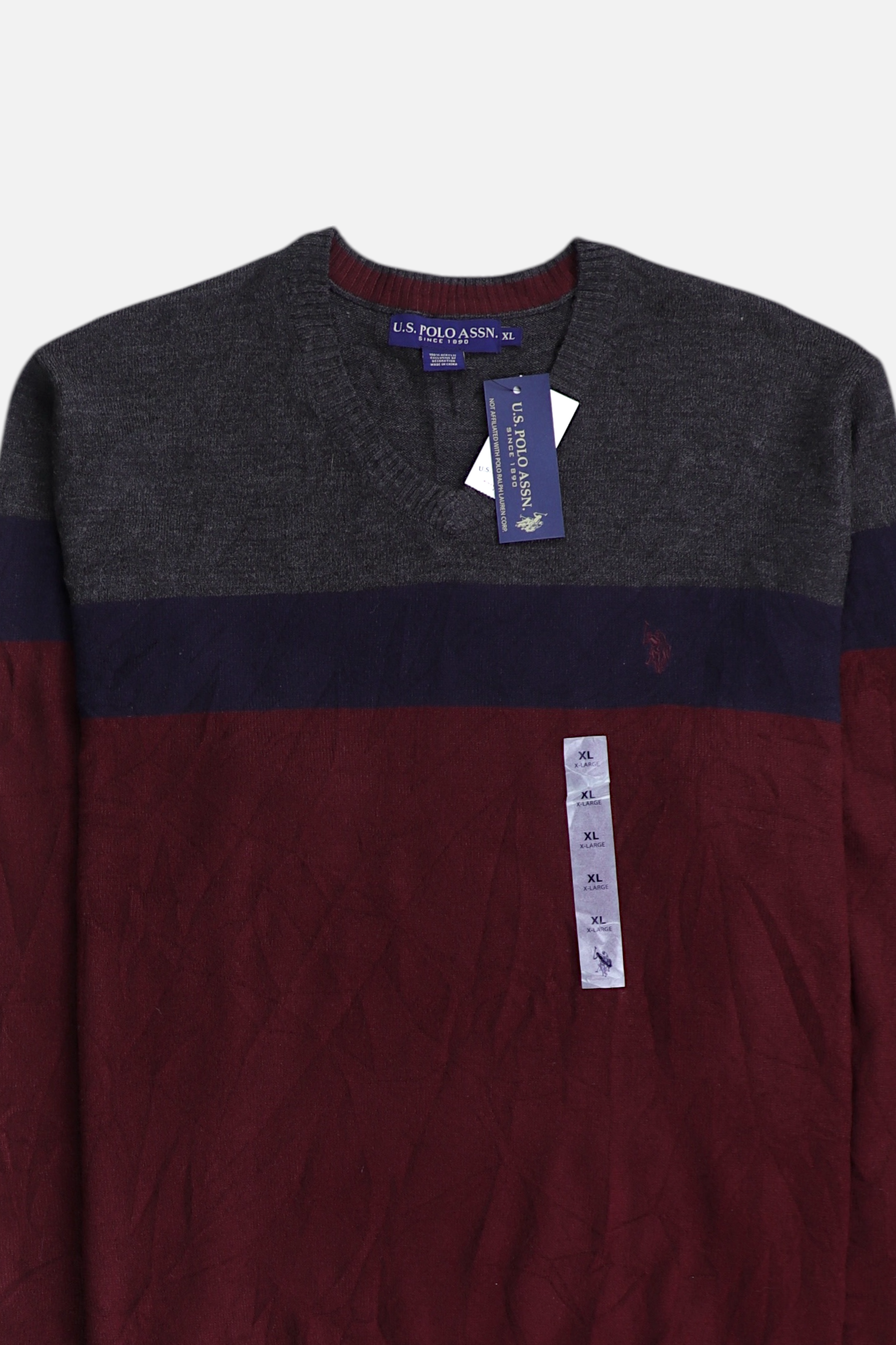 US Polo ASSN Sueter Casual Color Block - Hombre - XL