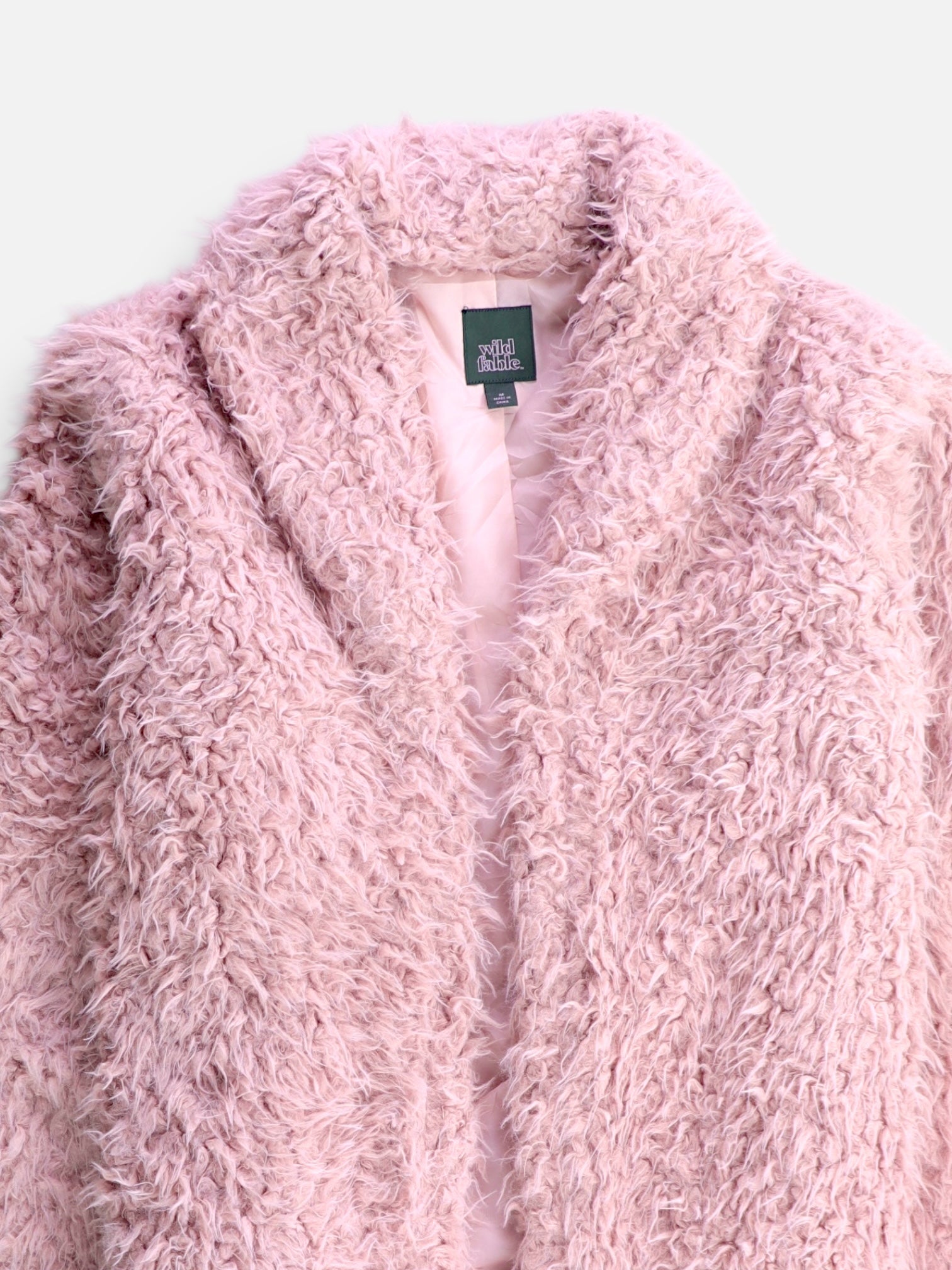 Wild Fable Abrigo Casual Teddy - Mujer - Medium