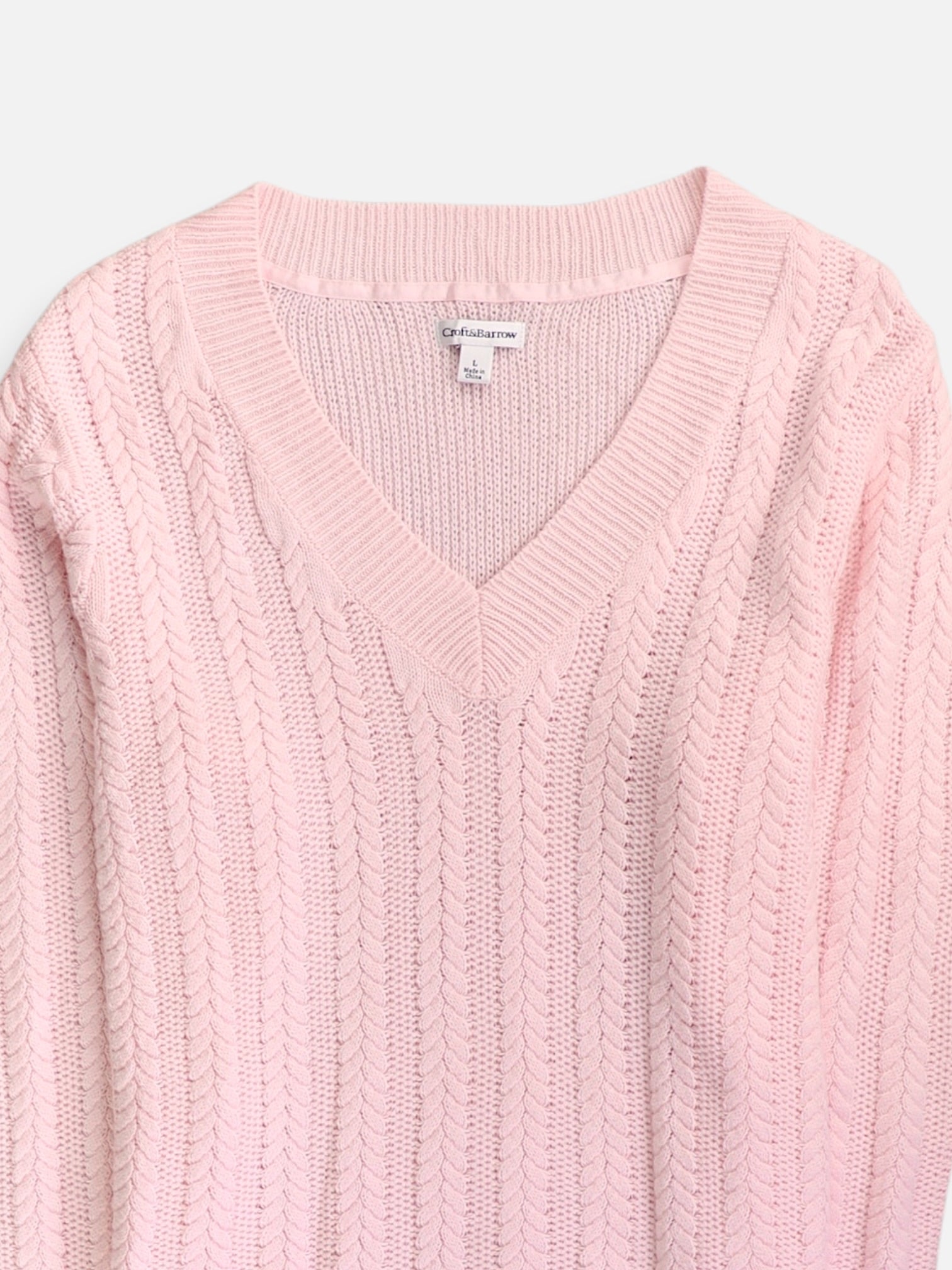 Croft & Barrow Sueter Knit Casual - Mujer - Large