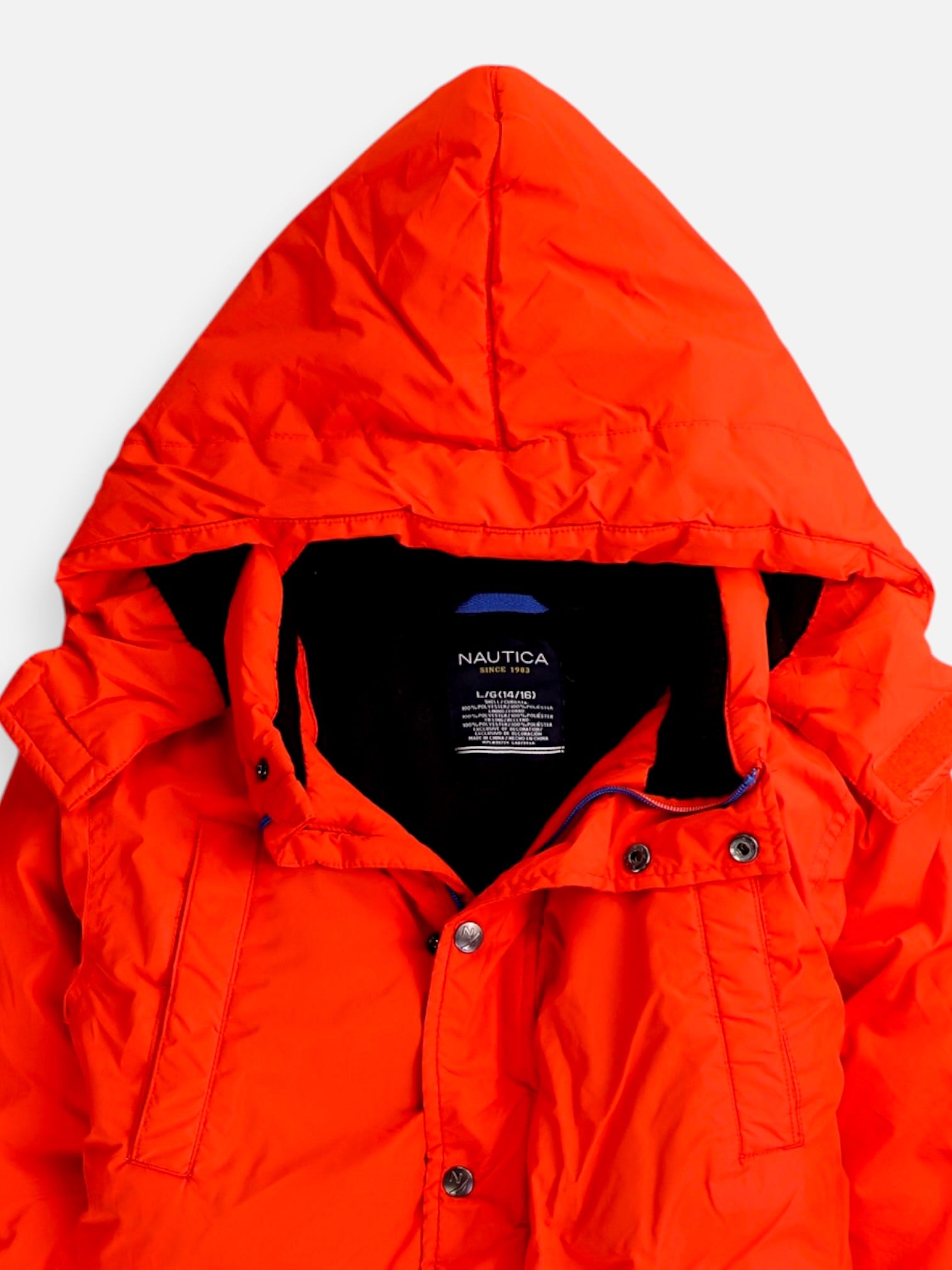 Nautica Chaqueta Impermeable Basic - Niño - Large - 14-16Y (Años)