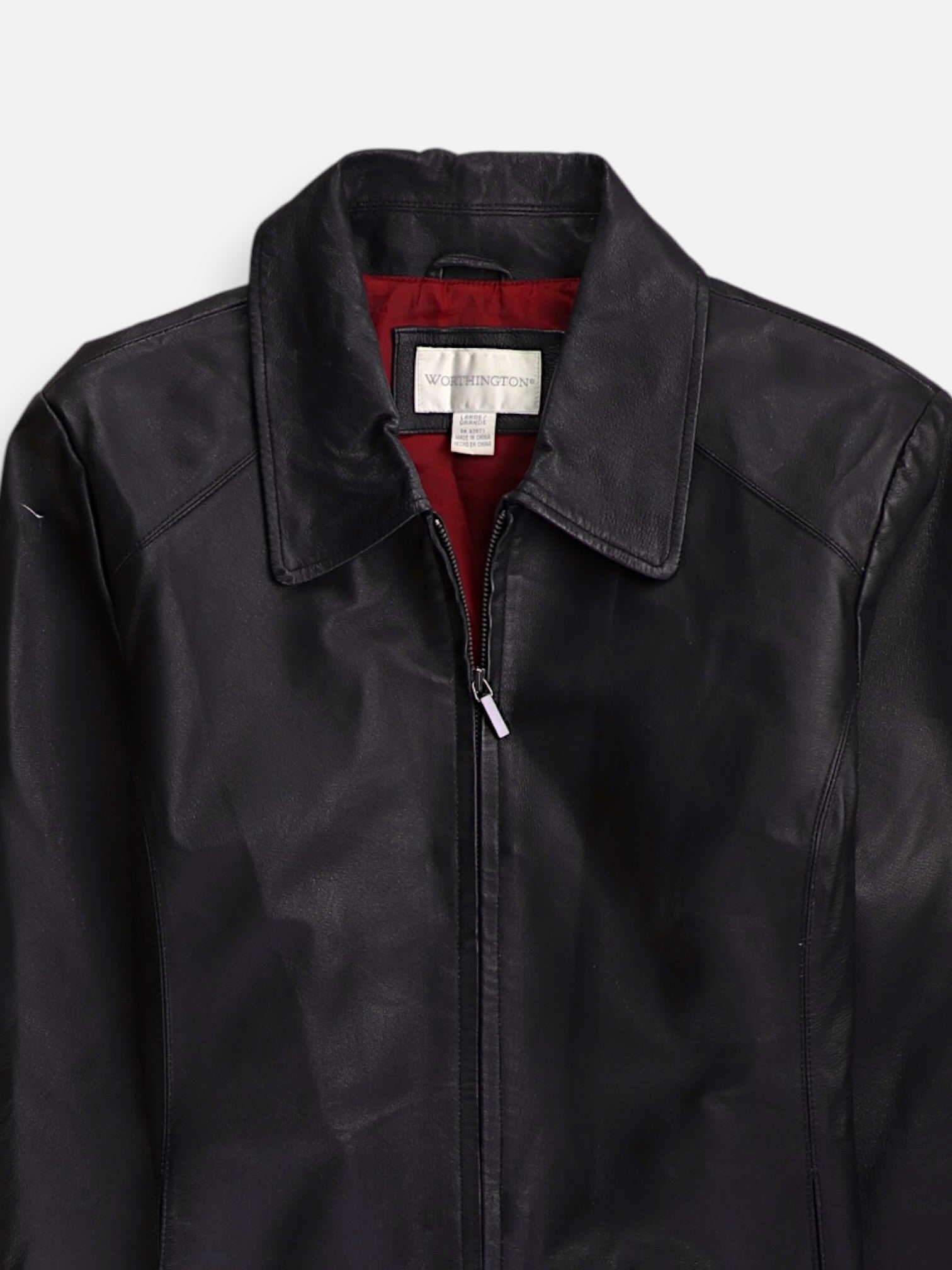 WORTHINGTON Chaqueta Casual Cuero - Mujer - Large