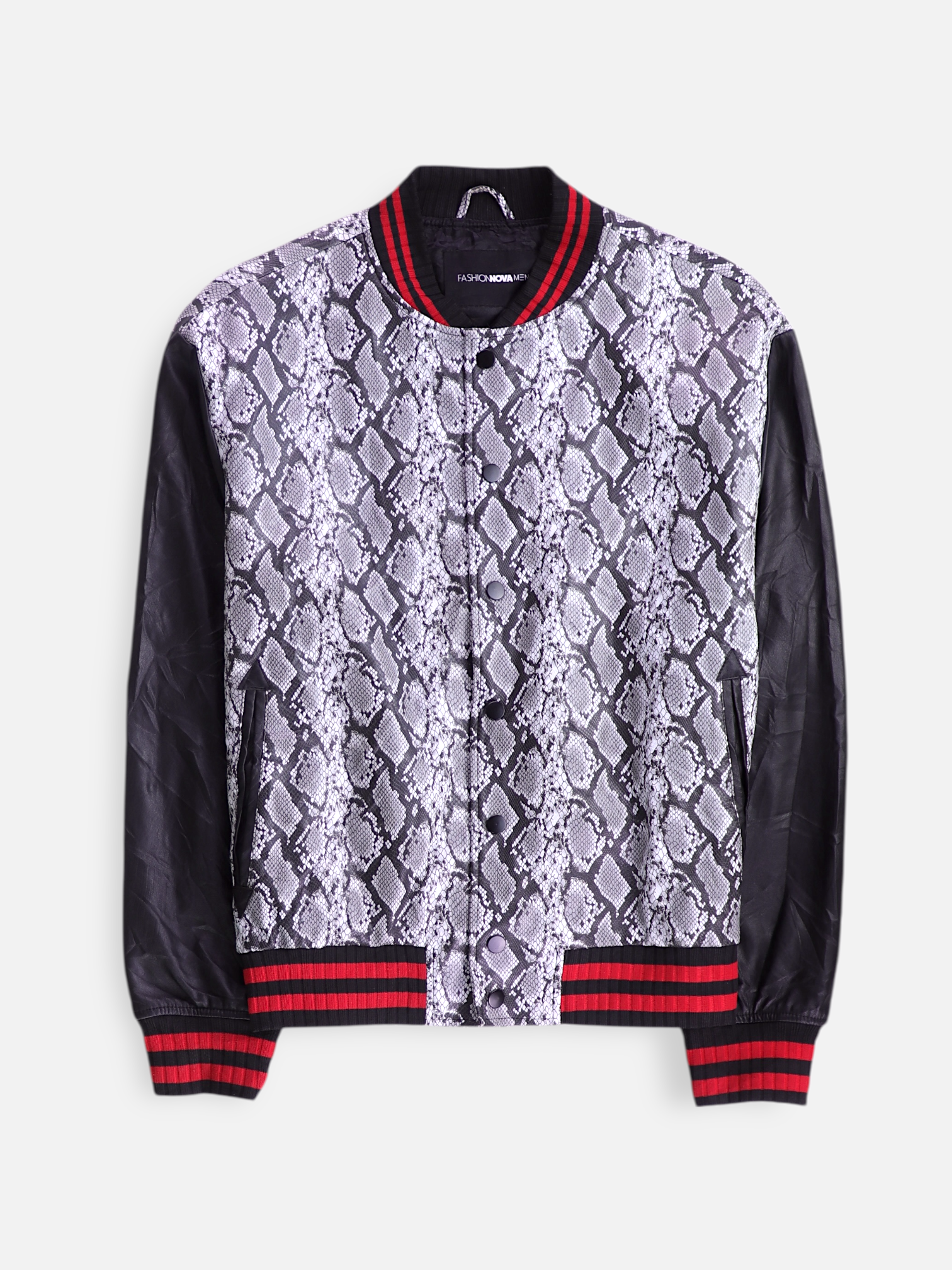 Fashionnova Chaqueta Bomber Color Block - Hombre - N/A