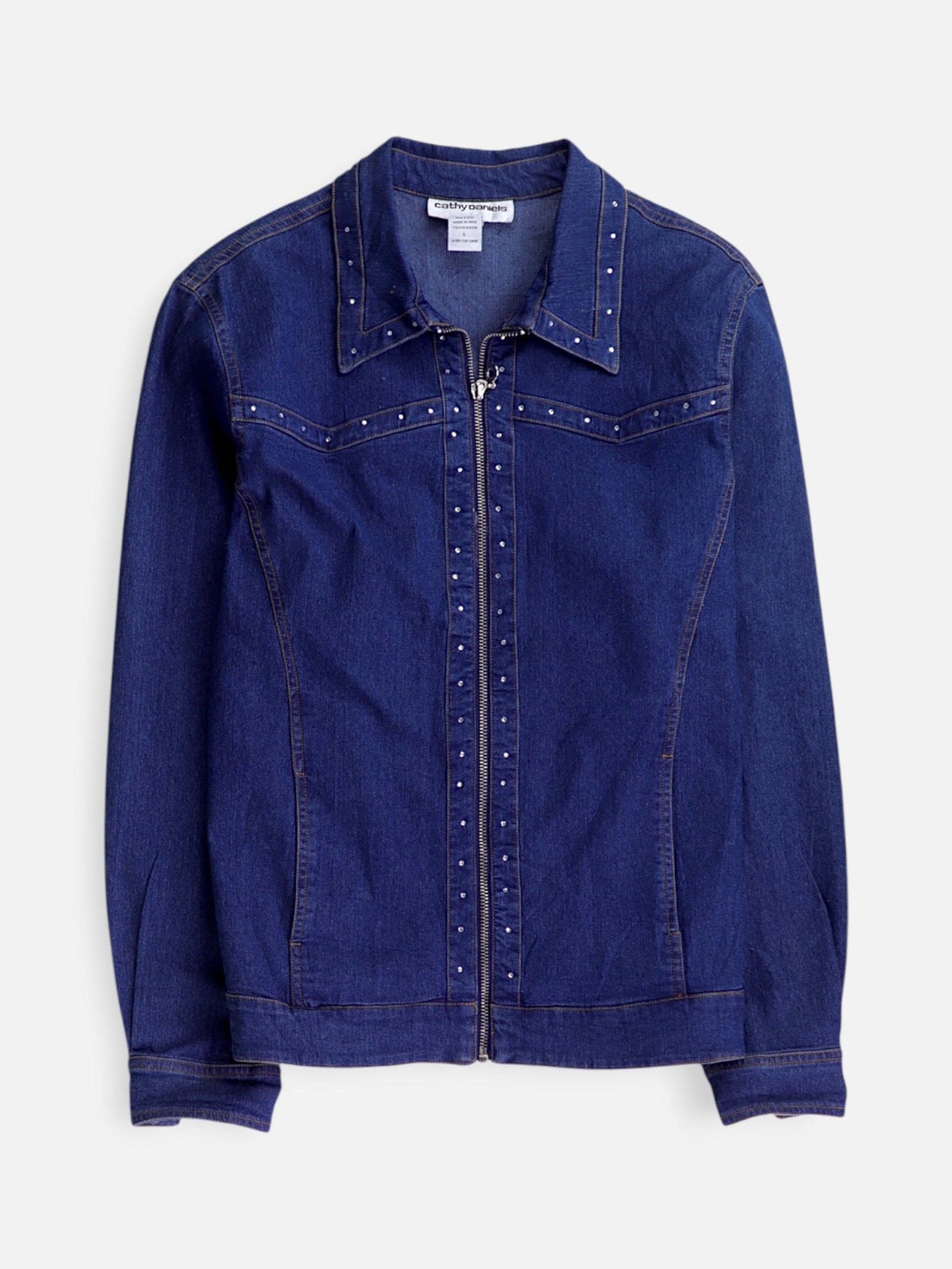 Chaqueta Denim Basic - Mujer - Large