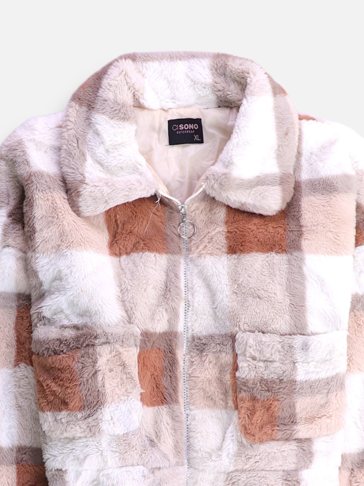 Chaqueta Casual Teddy - Mujer - XL