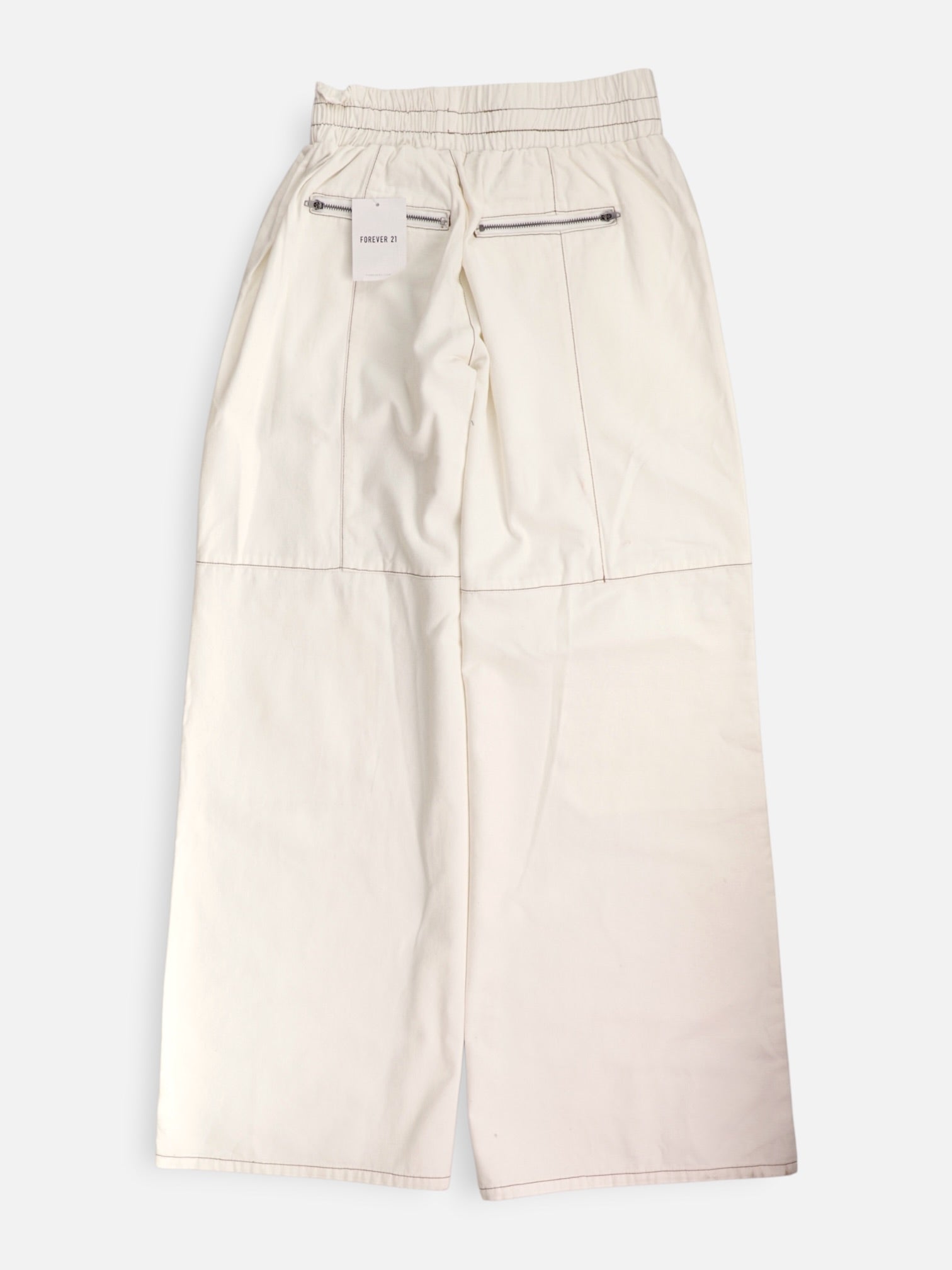 Forever 21 Pantalon Regular Fit Cargo - Mujer - Small