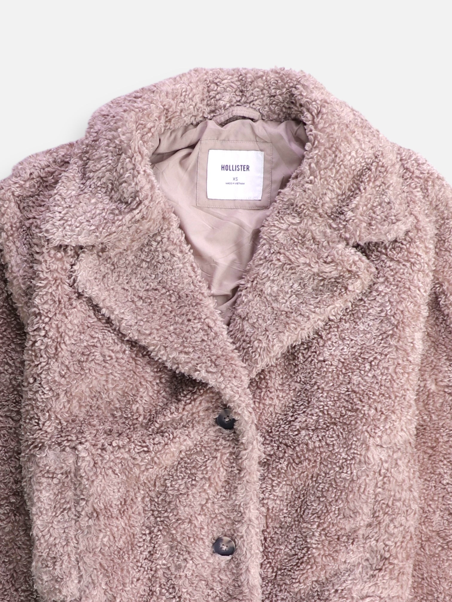 Hollister Chaqueta Casual Teddy - Mujer - XS