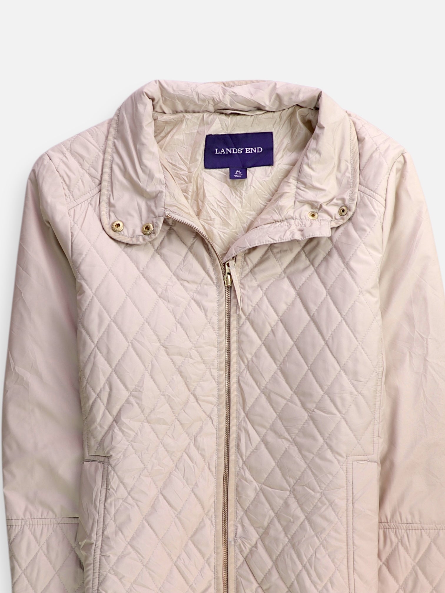 LANDS END Chaqueta Impermeable Fleece - Mujer - Medium